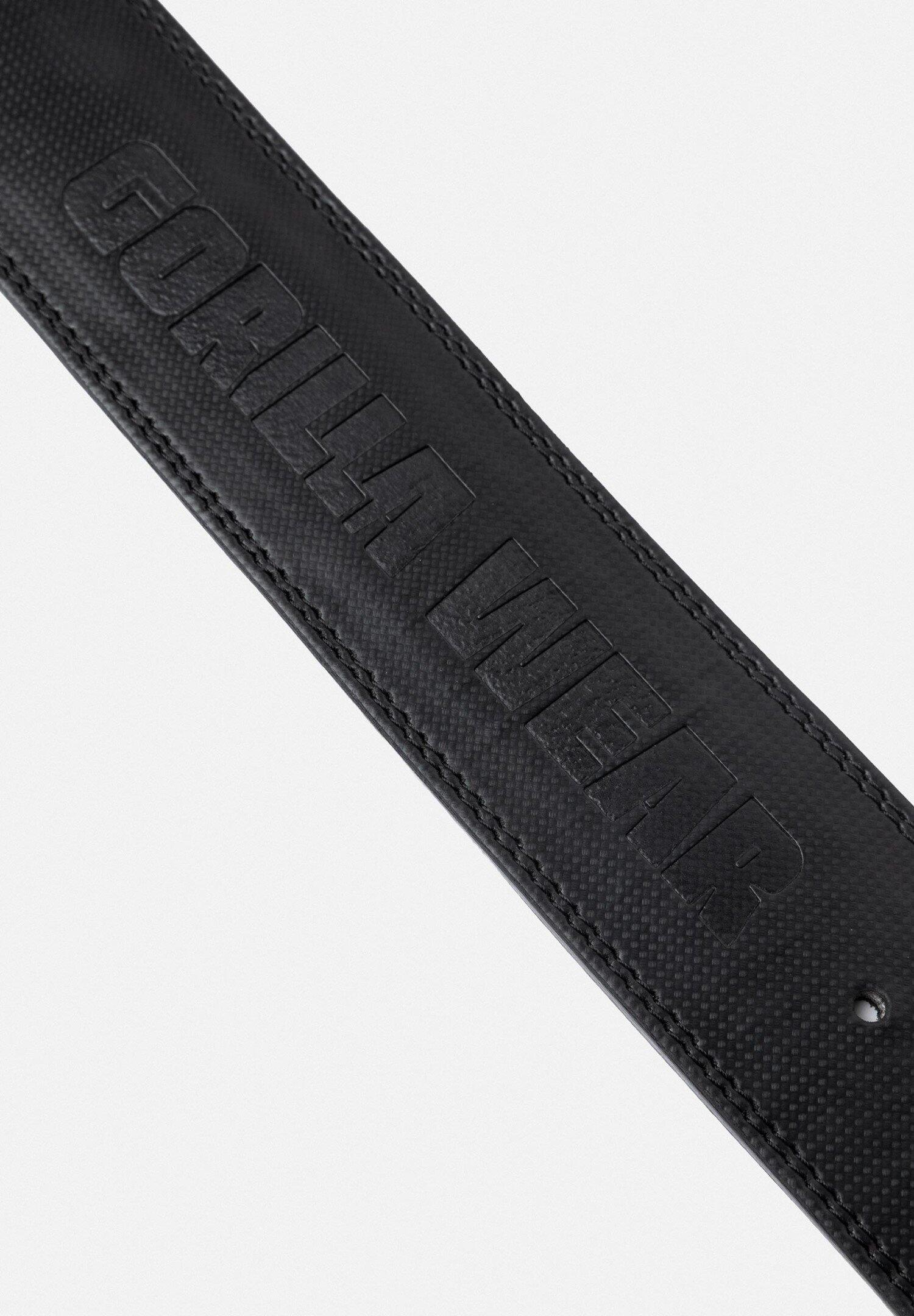 4 Inch Carbon Leather Lever Belt - Negro 5/6