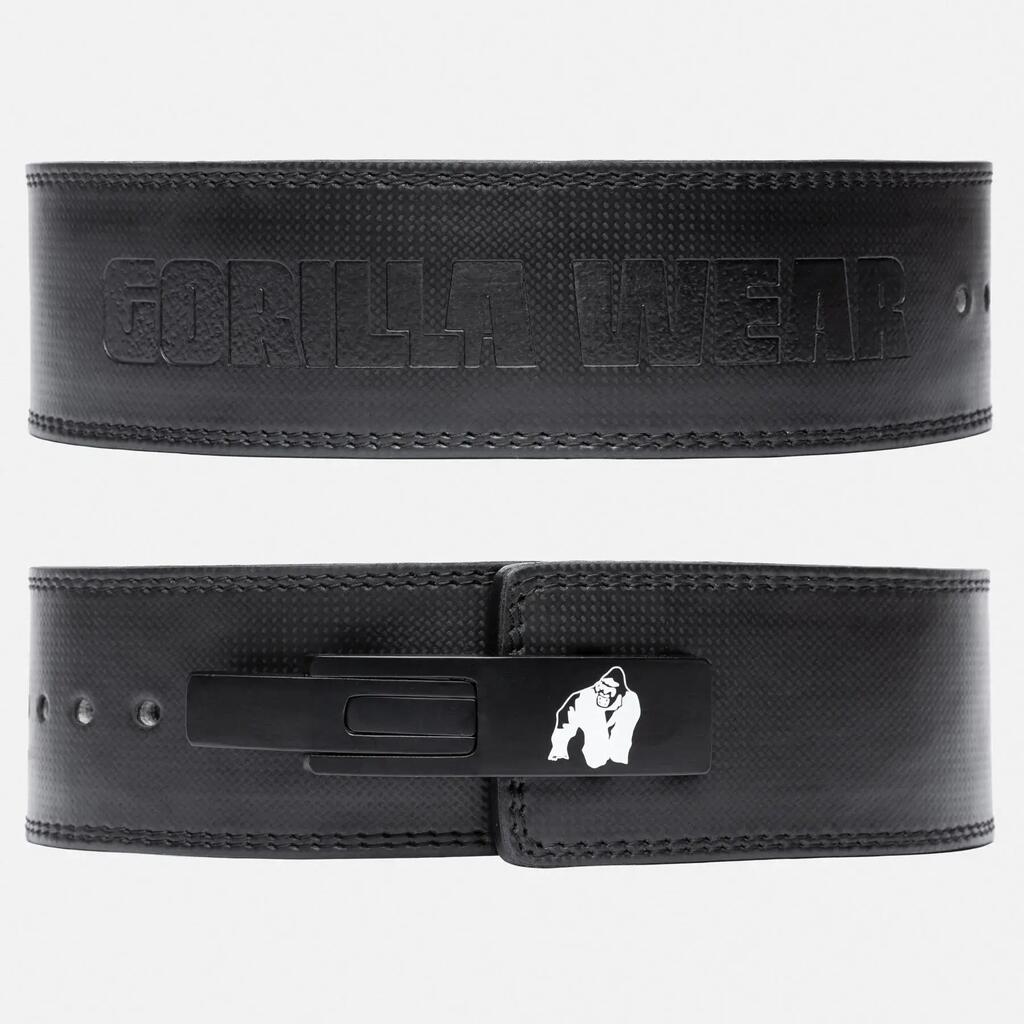 Carbon leather lifting belt Gorilla Wear 4"
