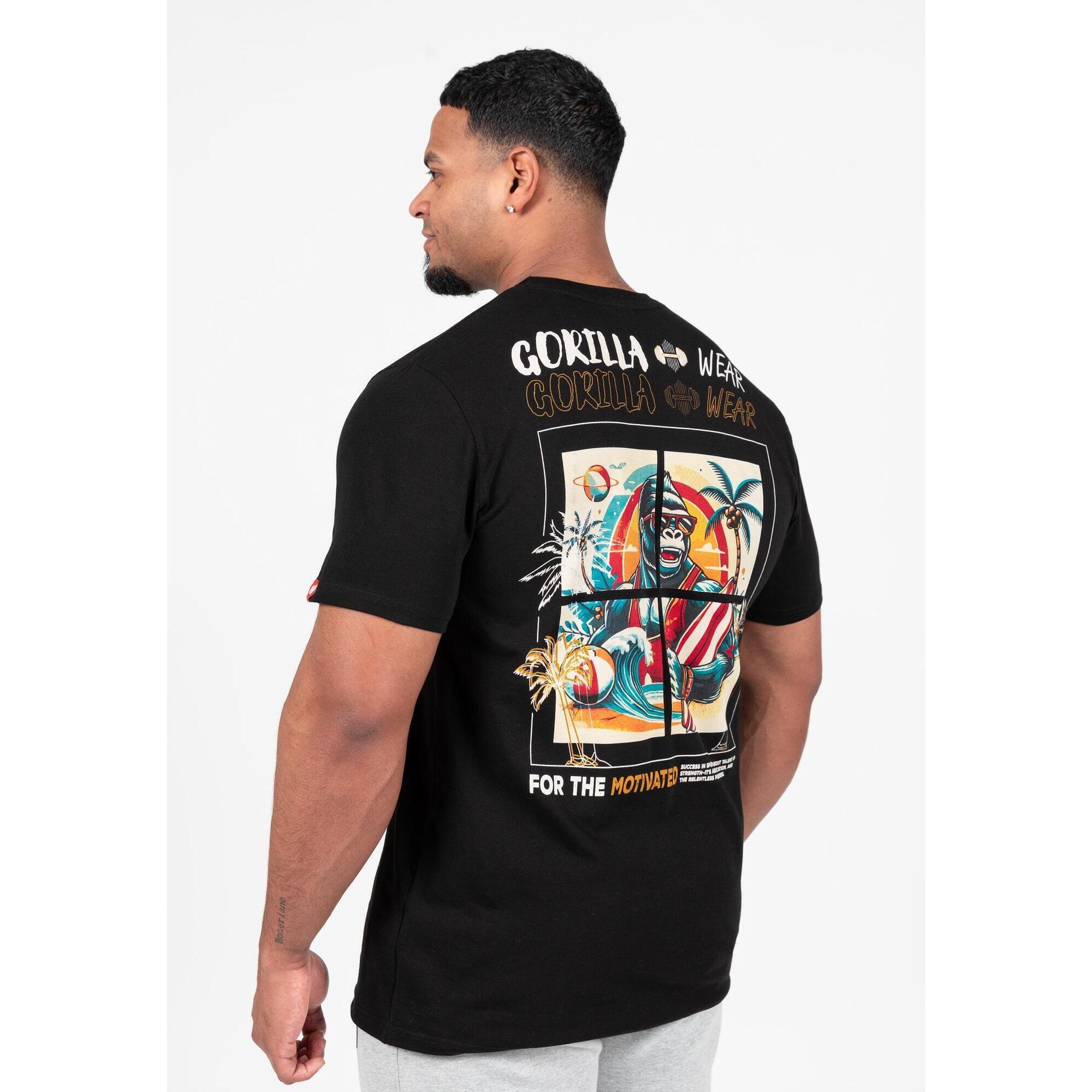 Gorilla Wear - Santa Cruz T-shirt - Noir - Maillot Manches Courtes - Noir - Decathlon