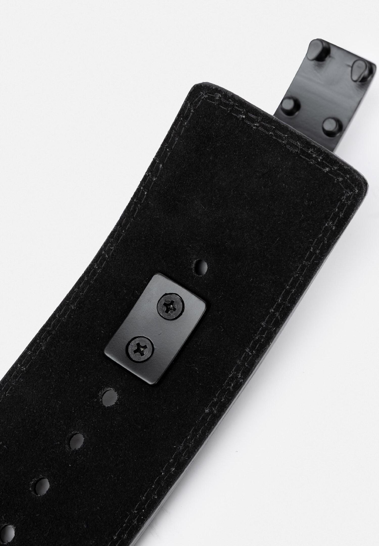 Gorilla Wear 4 Inch Carbon Leather Lever Belt - Preto 4/6