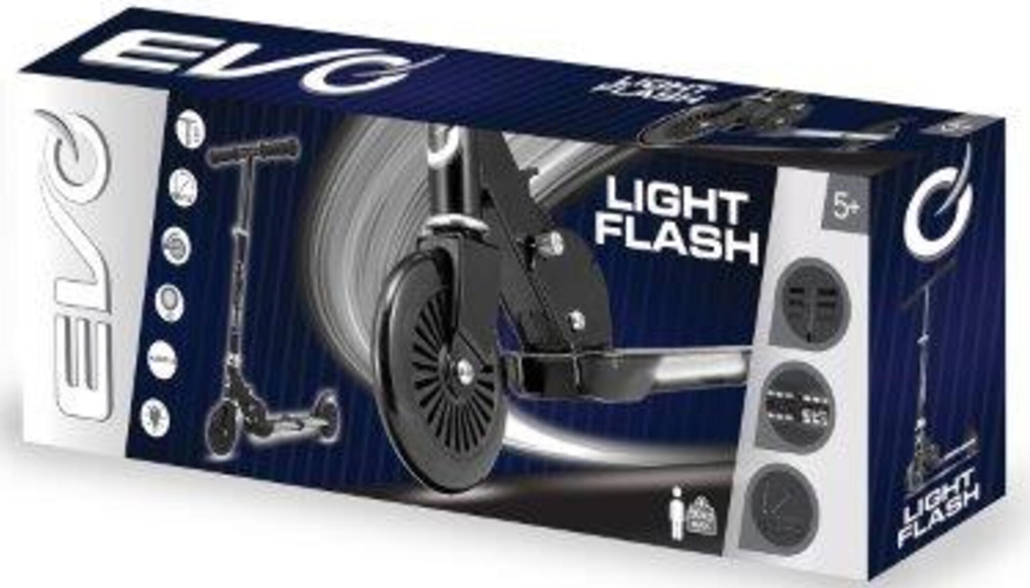 Składana Regulowana Dwukołowa Hulajnoga dla Dzieci Light Flash EVO 7/7