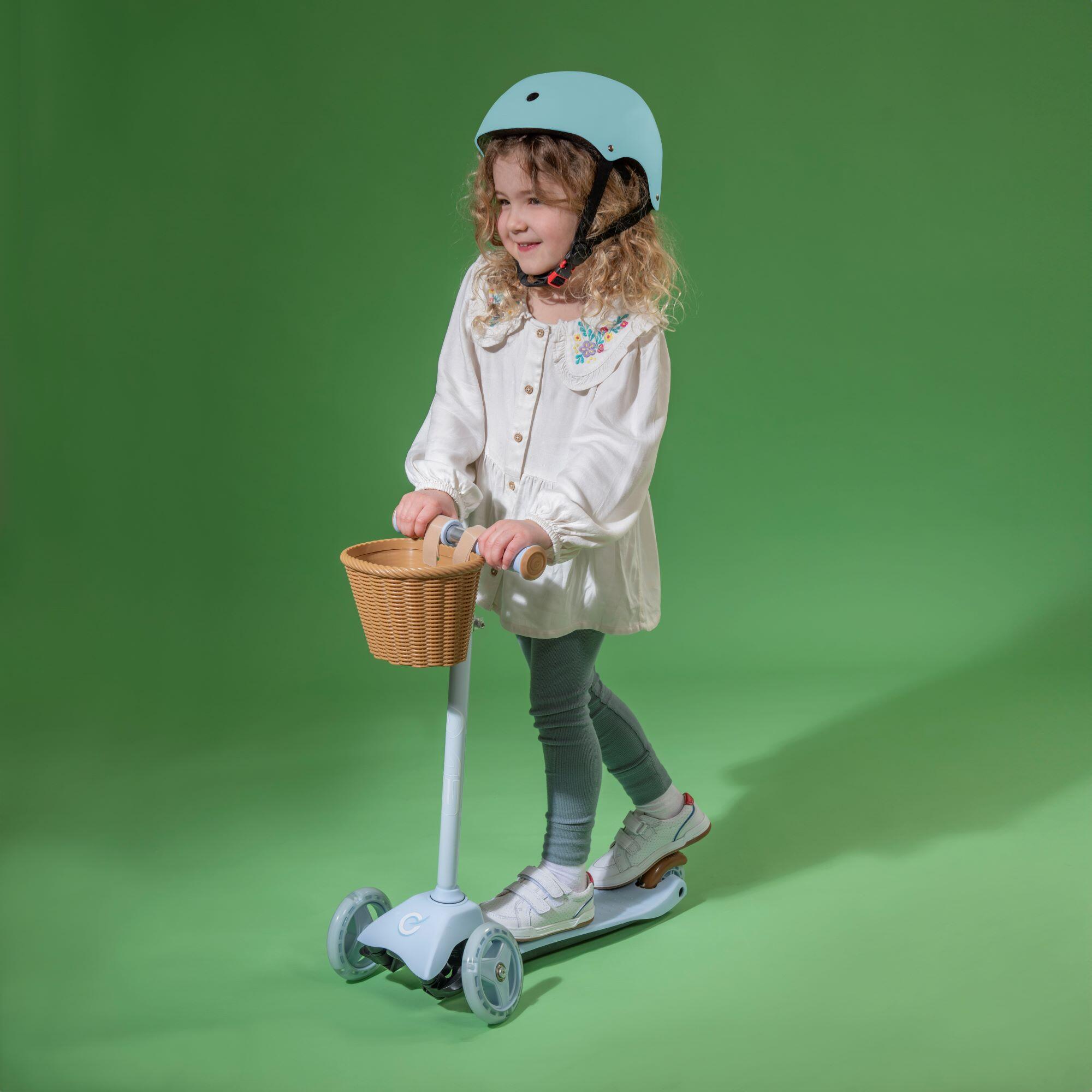 Regulowana Trójkołowa Hulajnoga dla Dzieci z Koszyczkiem Mini Cruiser EVO 5/7