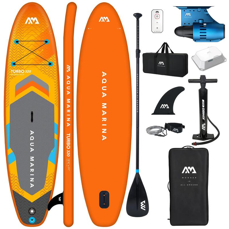 Deska SUP Aqua Marina GO Turbo 320 cm + silnik BlueDrive S z akumulatorem
