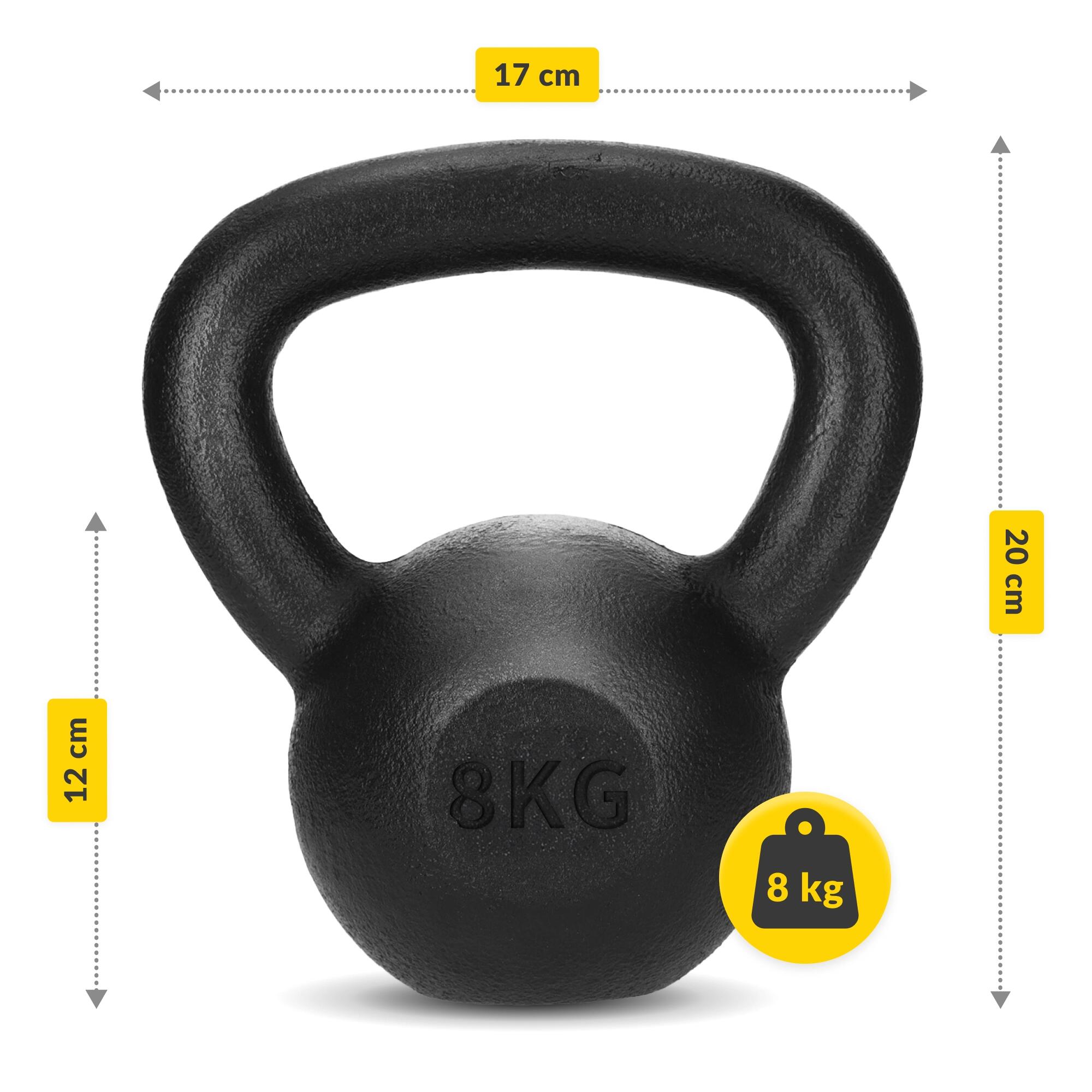 4FIZJO kettlebell öntöttvas 6 kg 3/7