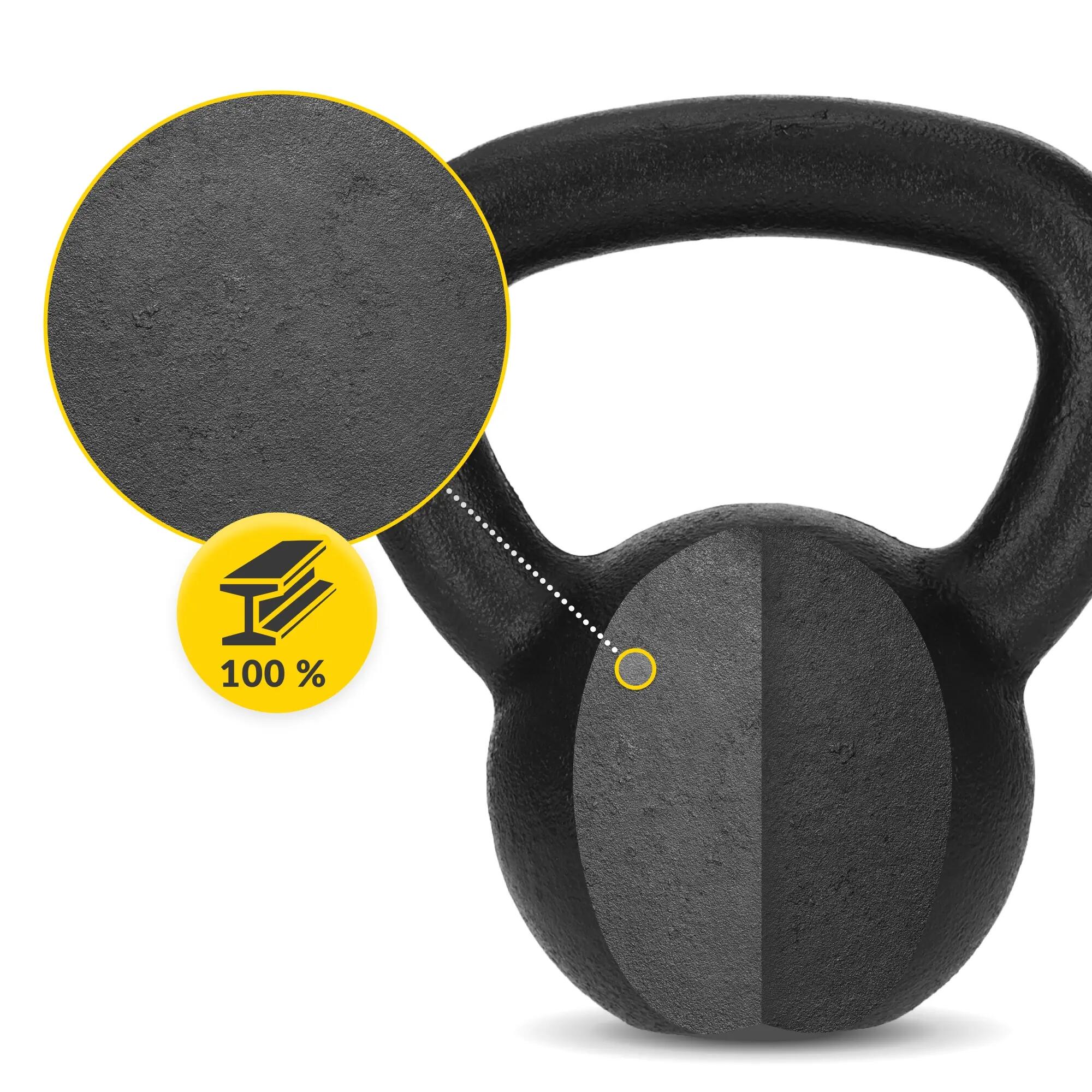 4FIZJO kettlebell öntöttvas 6 kg 7/7