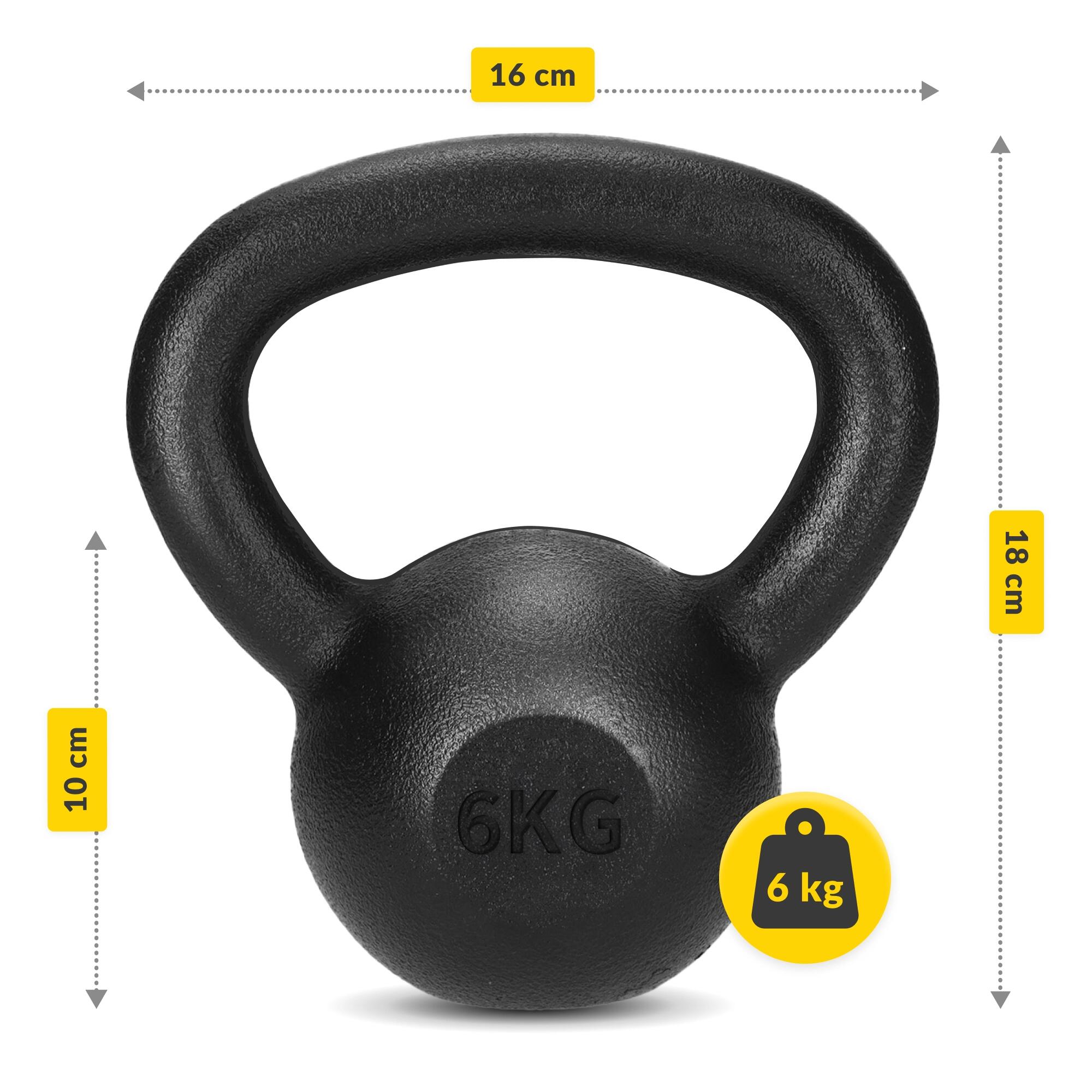 Litinový kettlebell 4FIZJO 4/7