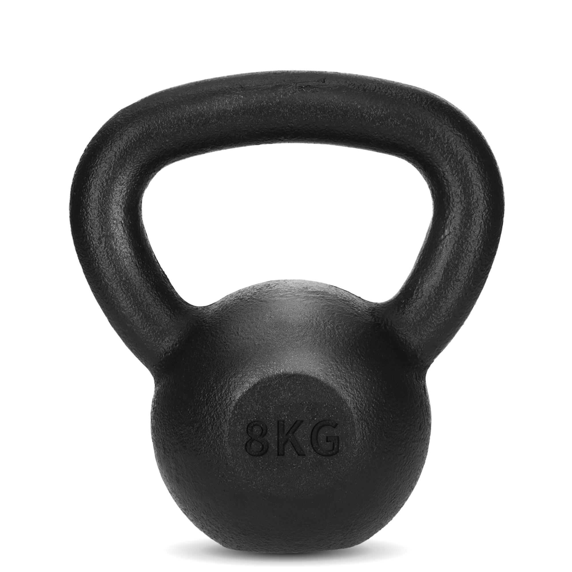 Kettlebell din fontă pentru exerciții de forță 4FIZJO