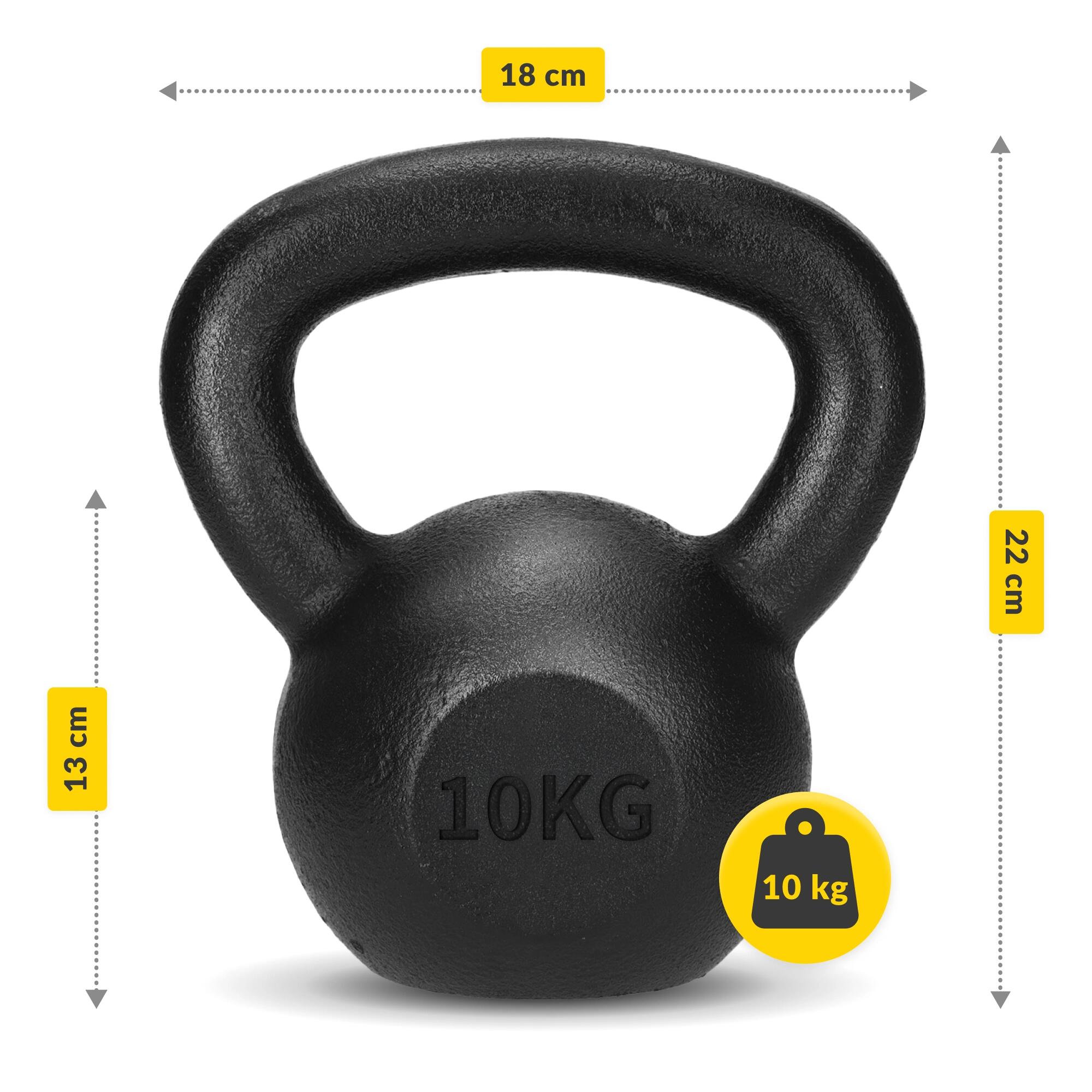 Litinový kettlebell 4FIZJO 4/7