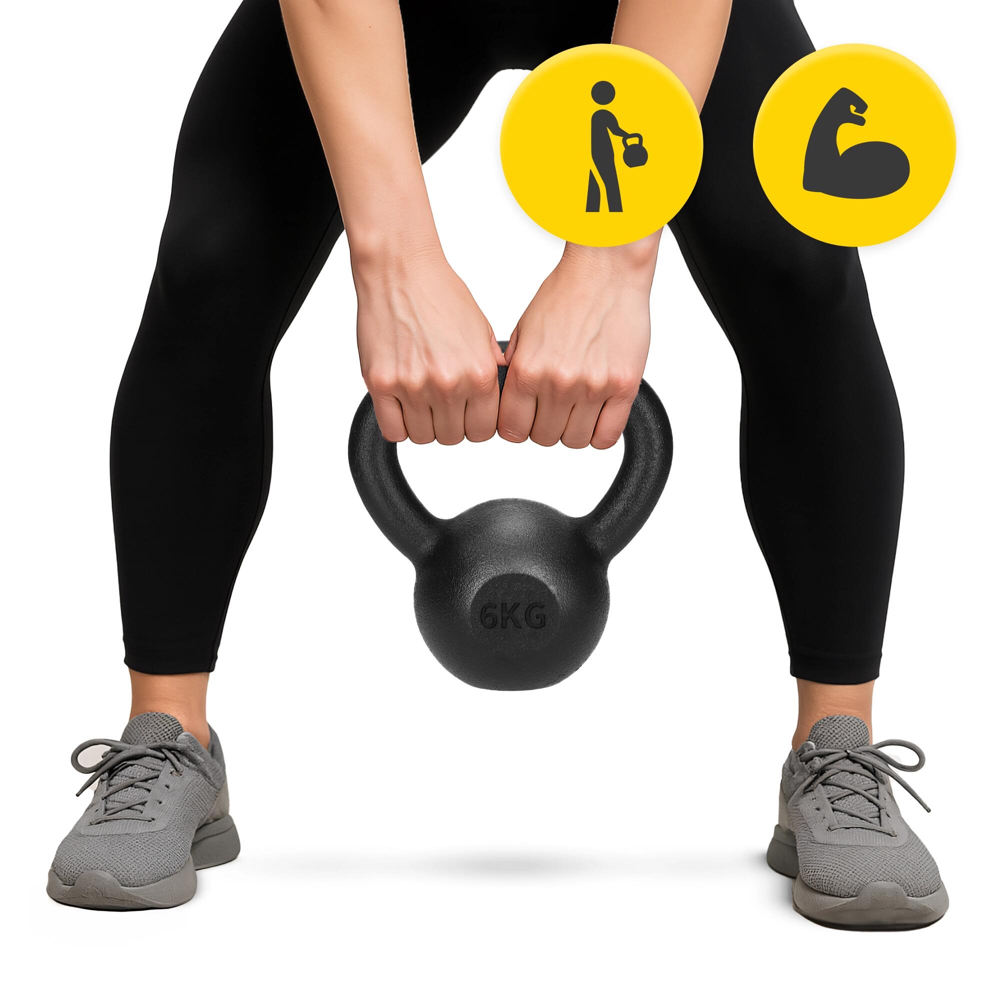 Litinový kettlebell 4FIZJO 6/7