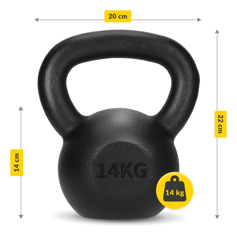 Litinový kettlebell 4FIZJO