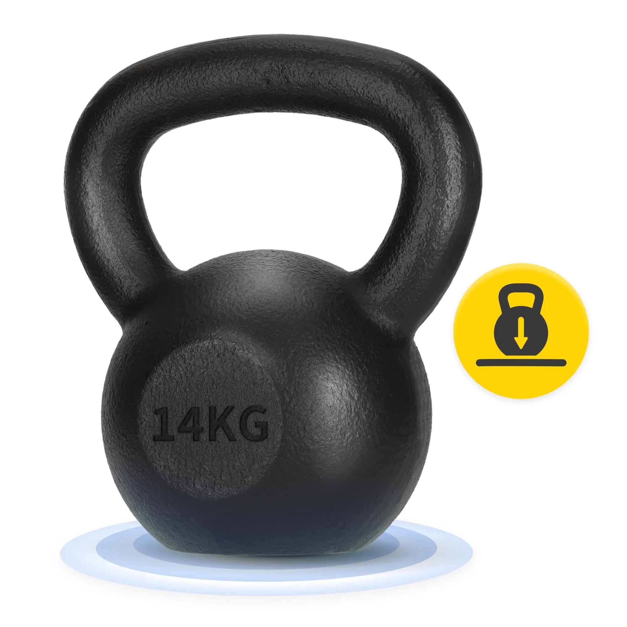 Kettlebell für Krafttraining 4FIZJO aus Gusseisen 7/7
