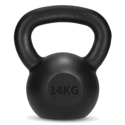 Żeliwny kettlebell do ćwiczeń siłowych 4FIZJO