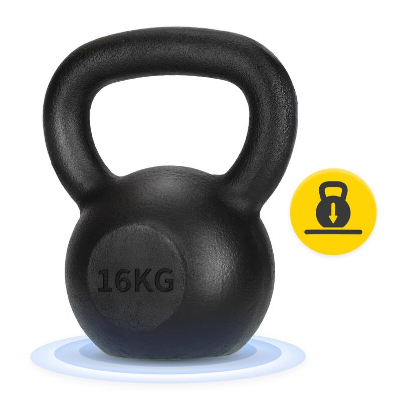 Kettlebell din fontă pentru exerciții de forță 4FIZJO