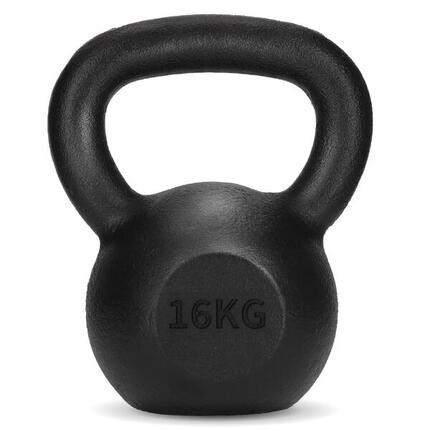 Żeliwny kettlebell do ćwiczeń siłowych 4FIZJO
