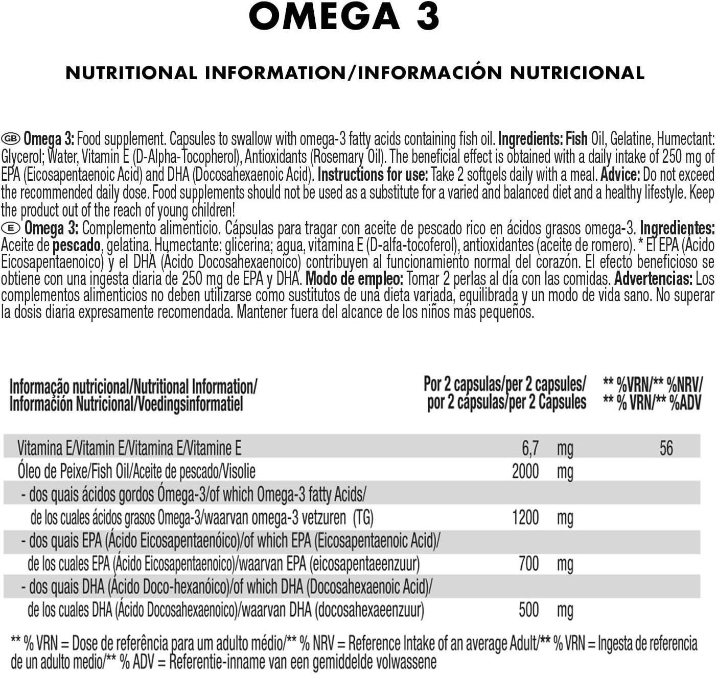 Weider Omega 3 (90 Softgels) Unflavoured - Vitamins, Minerals & Health 7/7