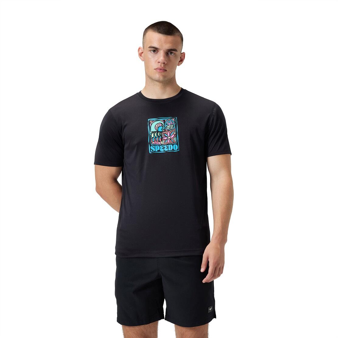 Koszulka T-Shirt męski Speedo S/S Graphic Swim 2/7