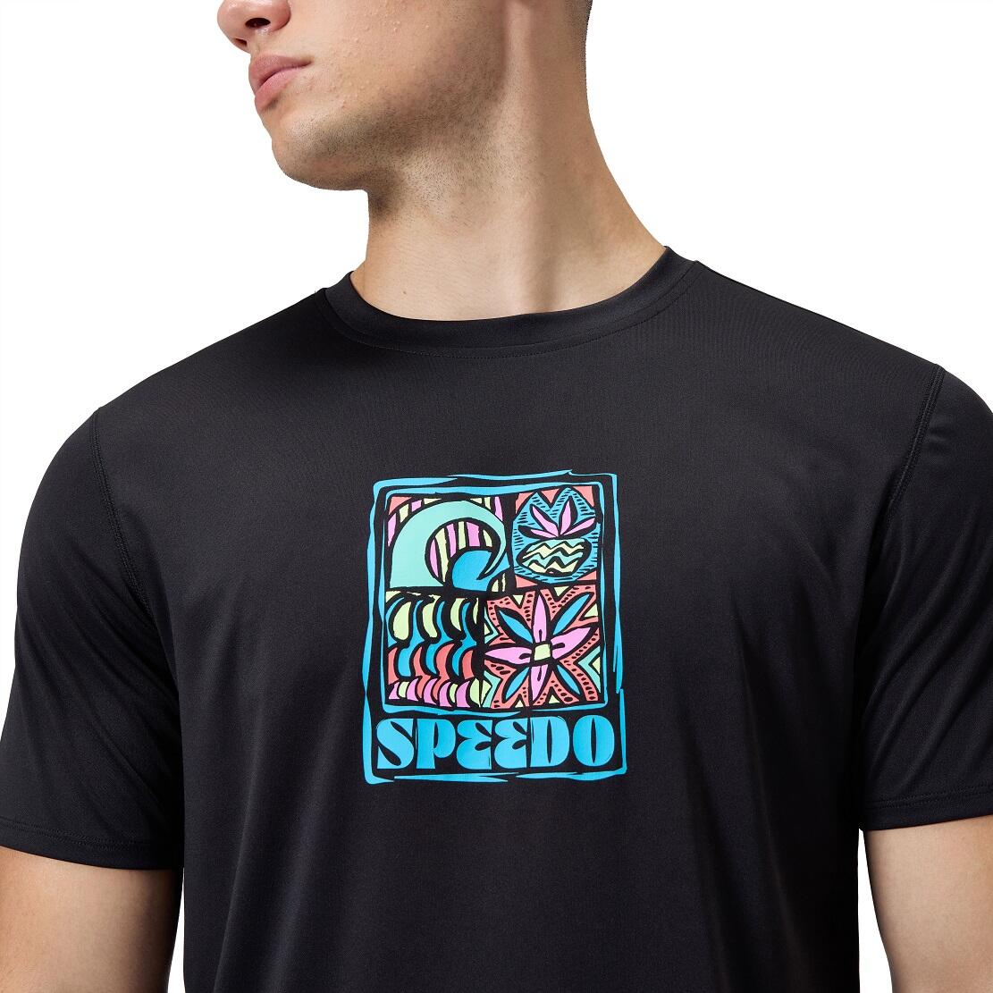 Koszulka T-Shirt męski Speedo S/S Graphic Swim 5/7