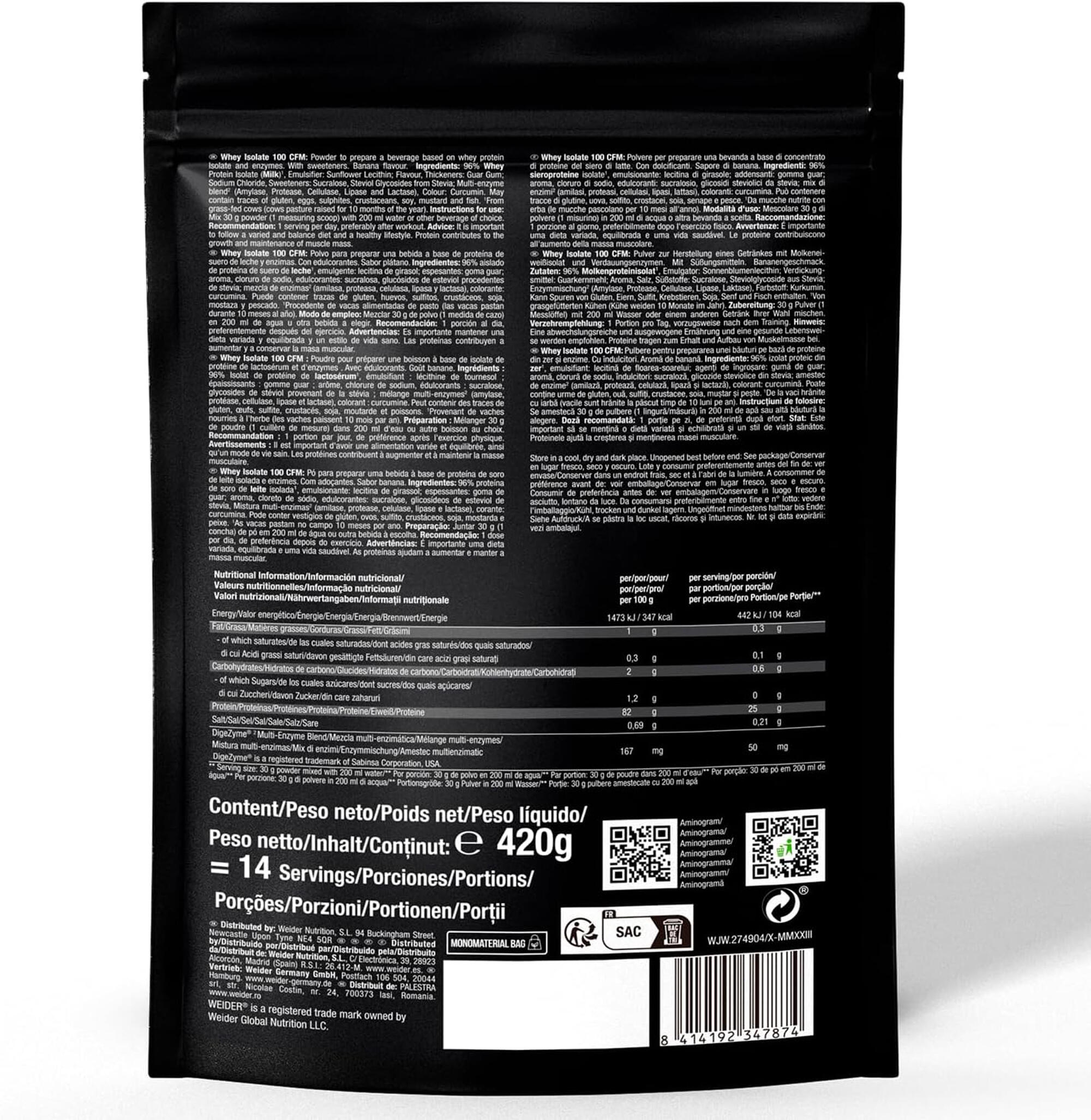Whey isolate - Isolate Whey 100 CFM - Banane 7/7