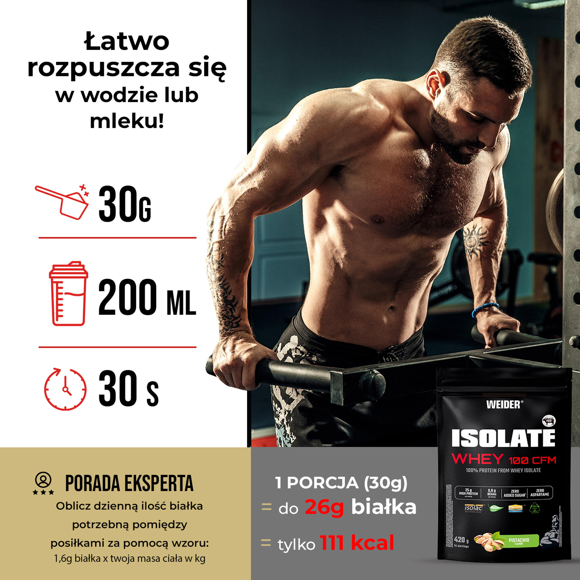 Whey isolate - Isolate Whey 100 CFM - Pistache 4/7