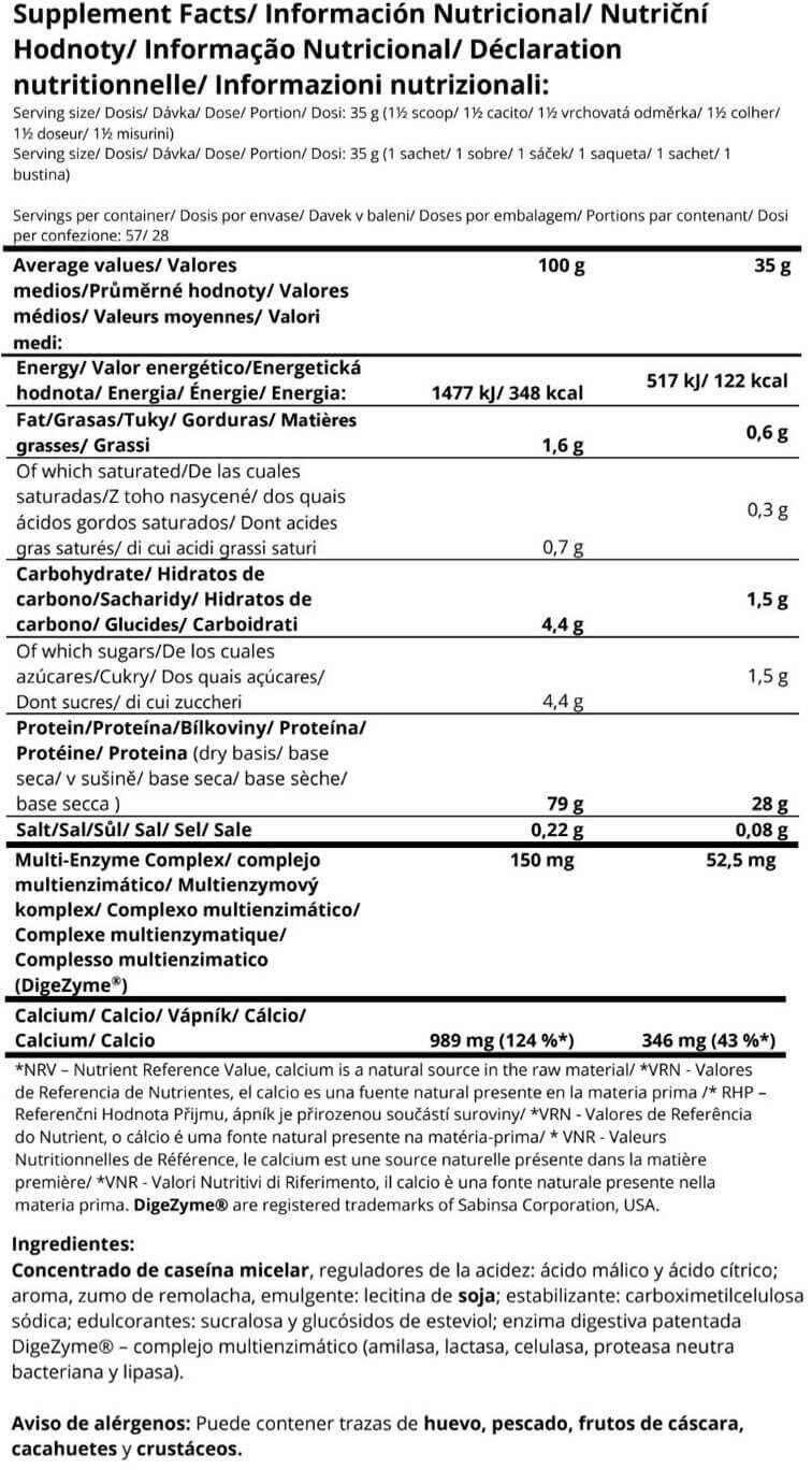 Micellar casein - 1kg Framboise de Amix Nutrition 3/4