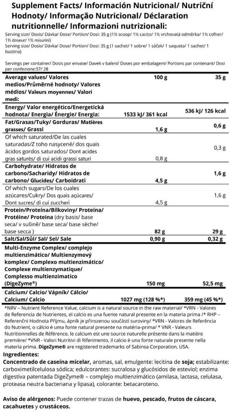Micellar Casein (Caseína Micelar) - 2Kg Vainilla Amix Nutrition 2/3