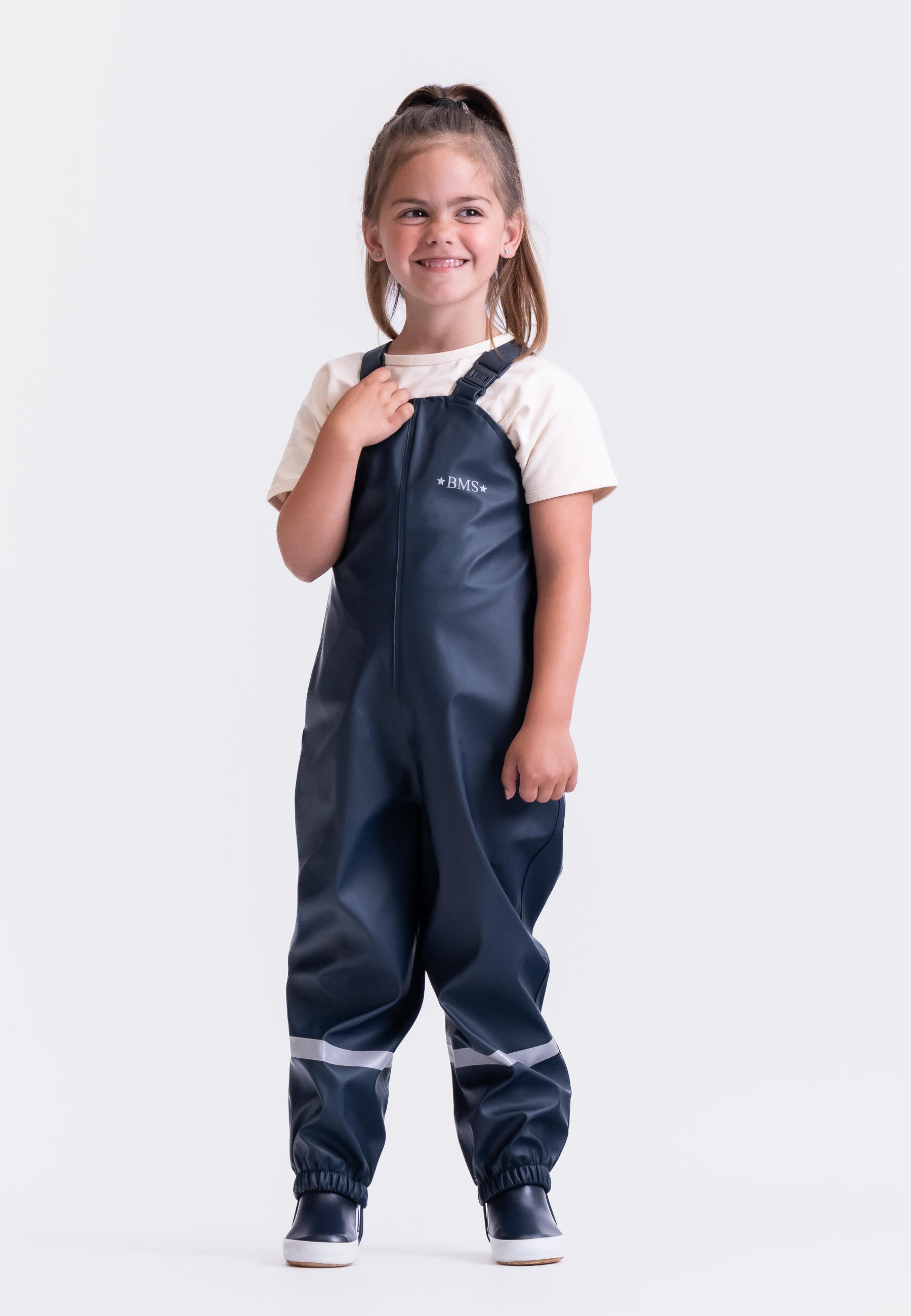 BMS Matschhose Buddelhose mit Latz Kinder Decathlon