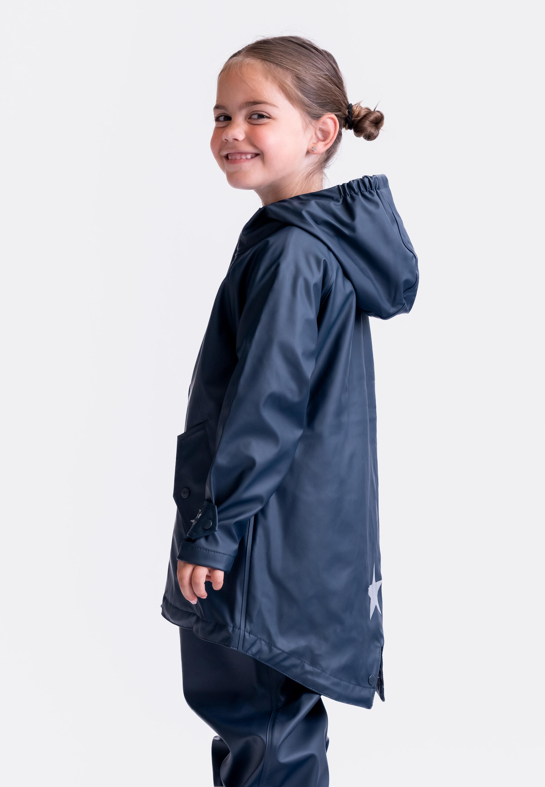 BMS Regenmantel für Jungen - original Hamburger HafenCity Coat Kinder 3/3