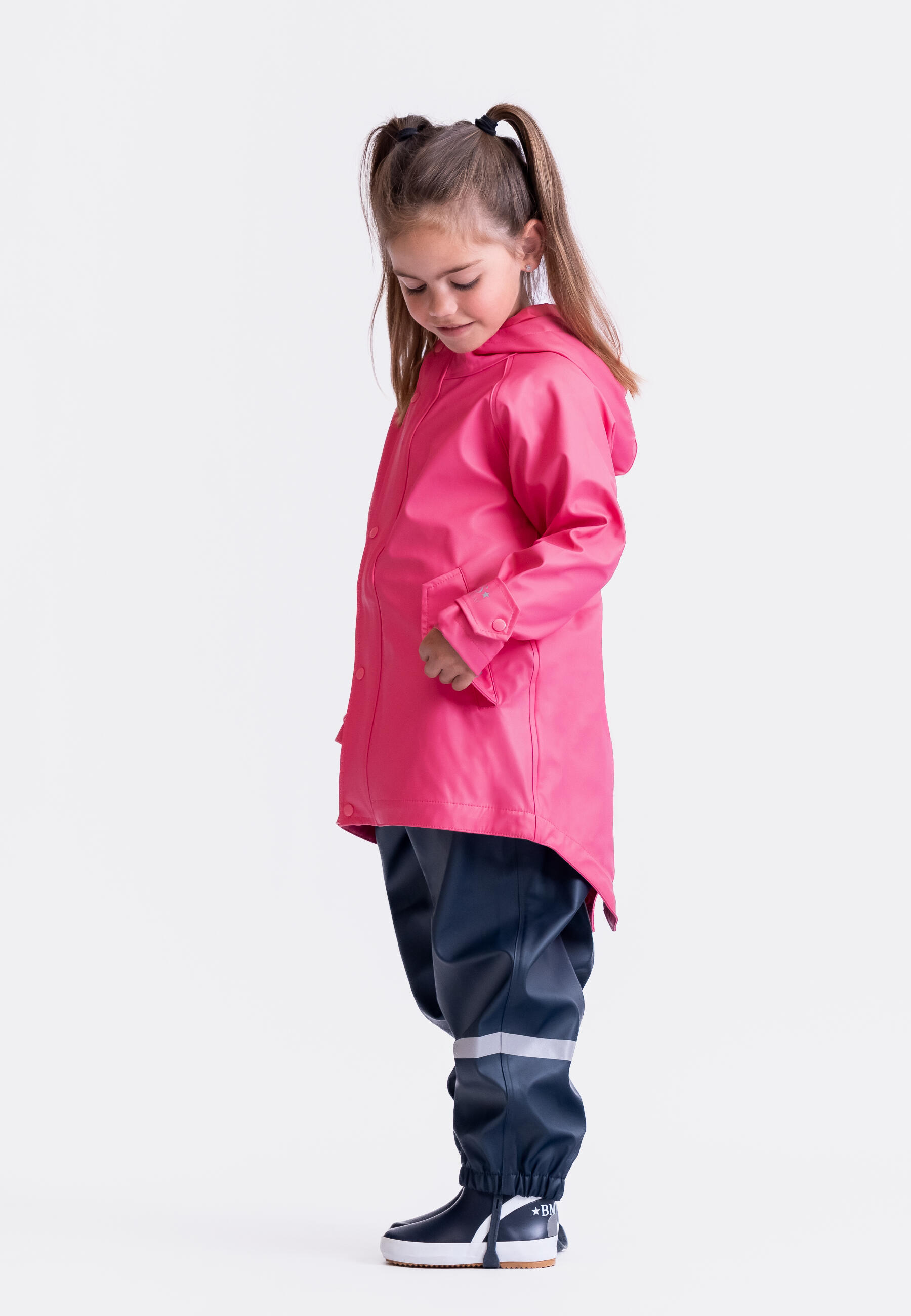 BMS Regenmantel für Mädchen - original Hamburger HafenCity Coat Kinder 2/3