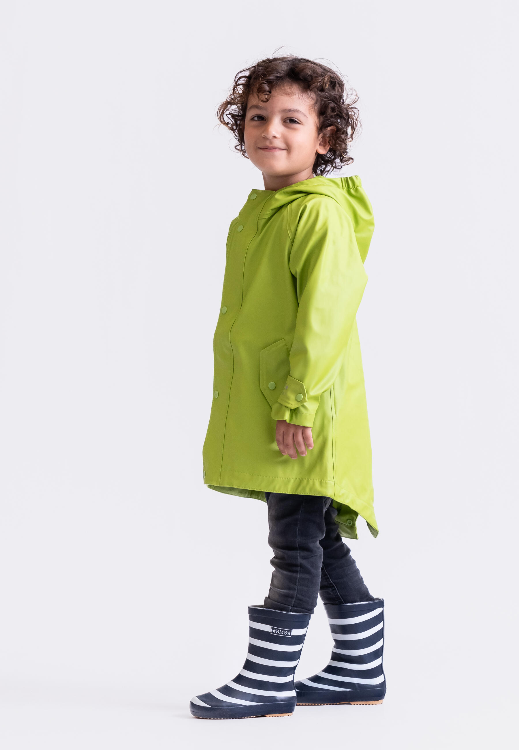 BMS Regenmantel für Kinder - original Hamburger HafenCity Coat 2/3