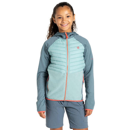 Veste Hybride SWITCH OUT Enfant (Bleu Gris / Turquoise Pâle)
