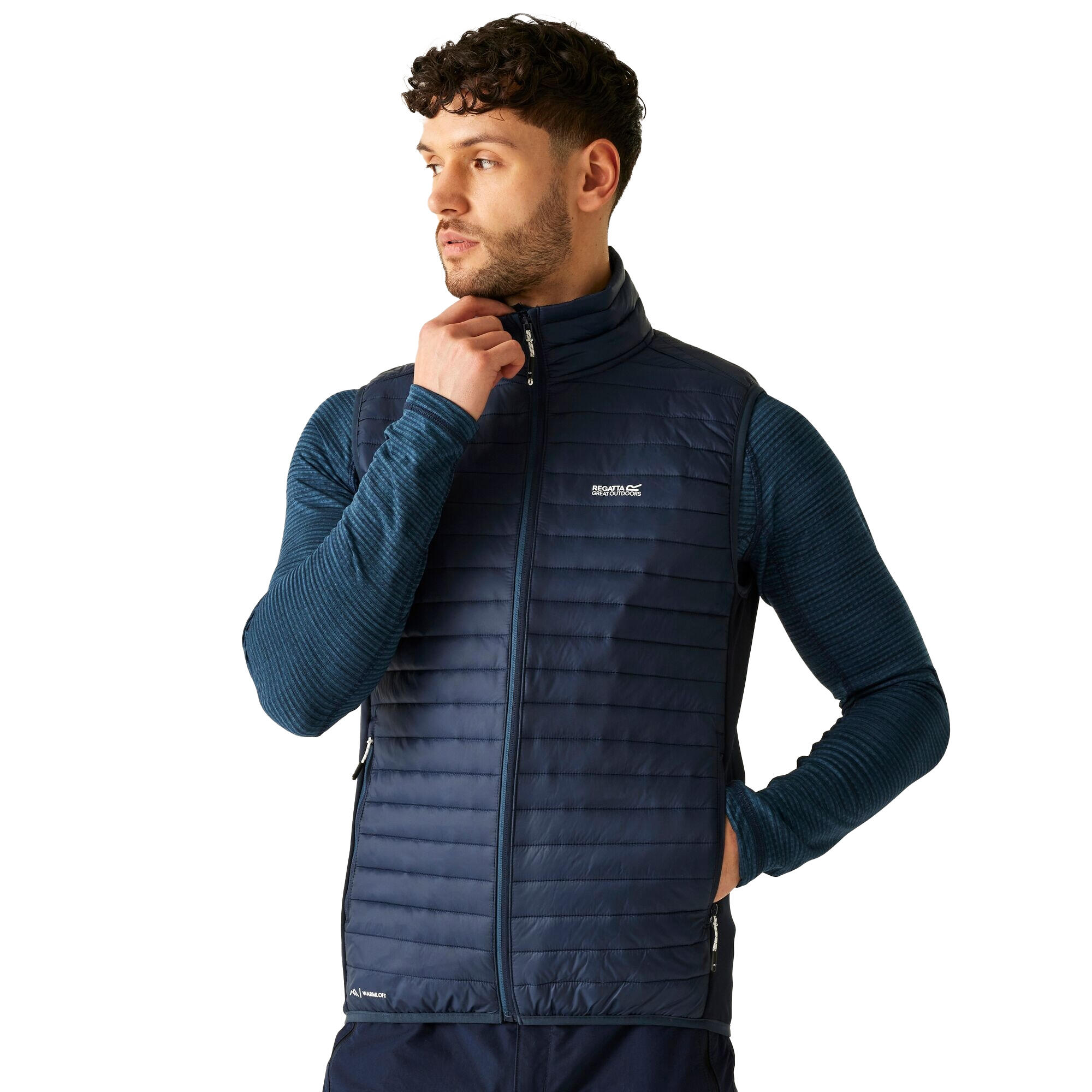 Giacca Imbottita Uomo Regatta Andreson Hybrid Blu Navy 4/5