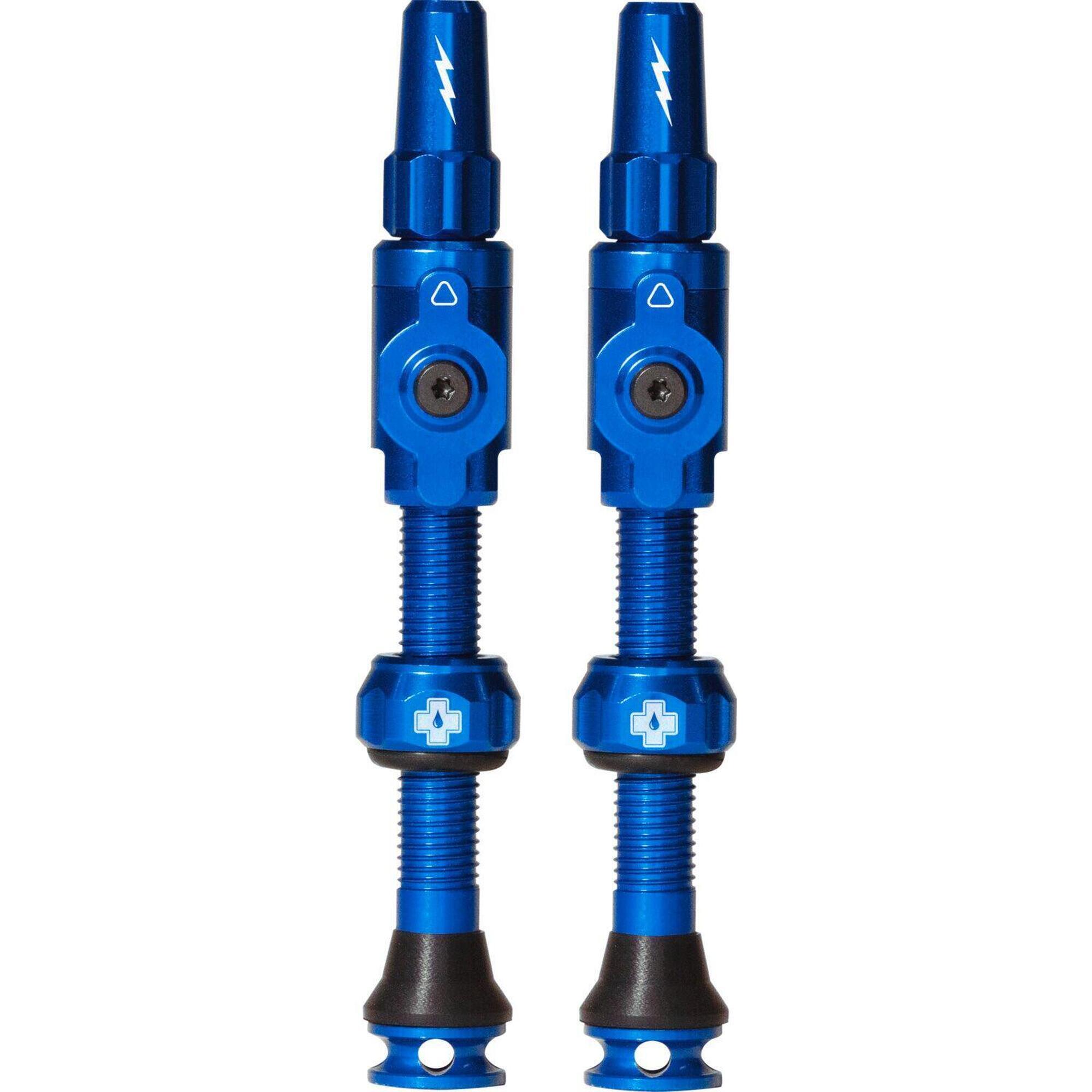 Muc-off - Valves Tubeless Muc-off Big Bore Lite Bleu - Valve De Gonflage - Bleu - 75 Mm - Decathlon
