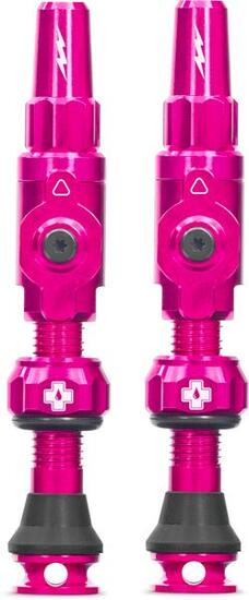 Valvole Tubeless Big Bore Lite 65mm Rosa