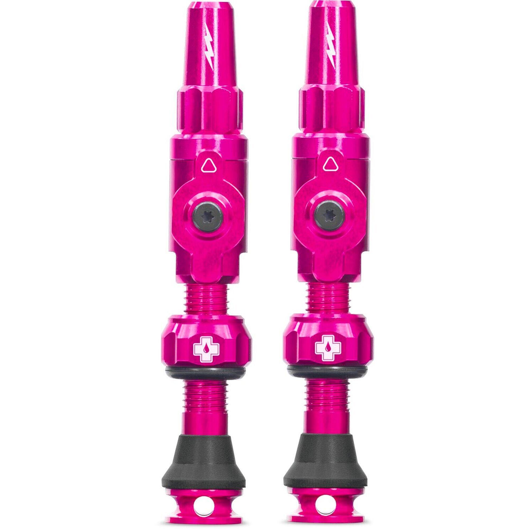 Muc-off - Valves Tubeless Muc-off Big Bore Lite Rose - Valve De Gonflage - Rose - 65 Mm - Decathlon