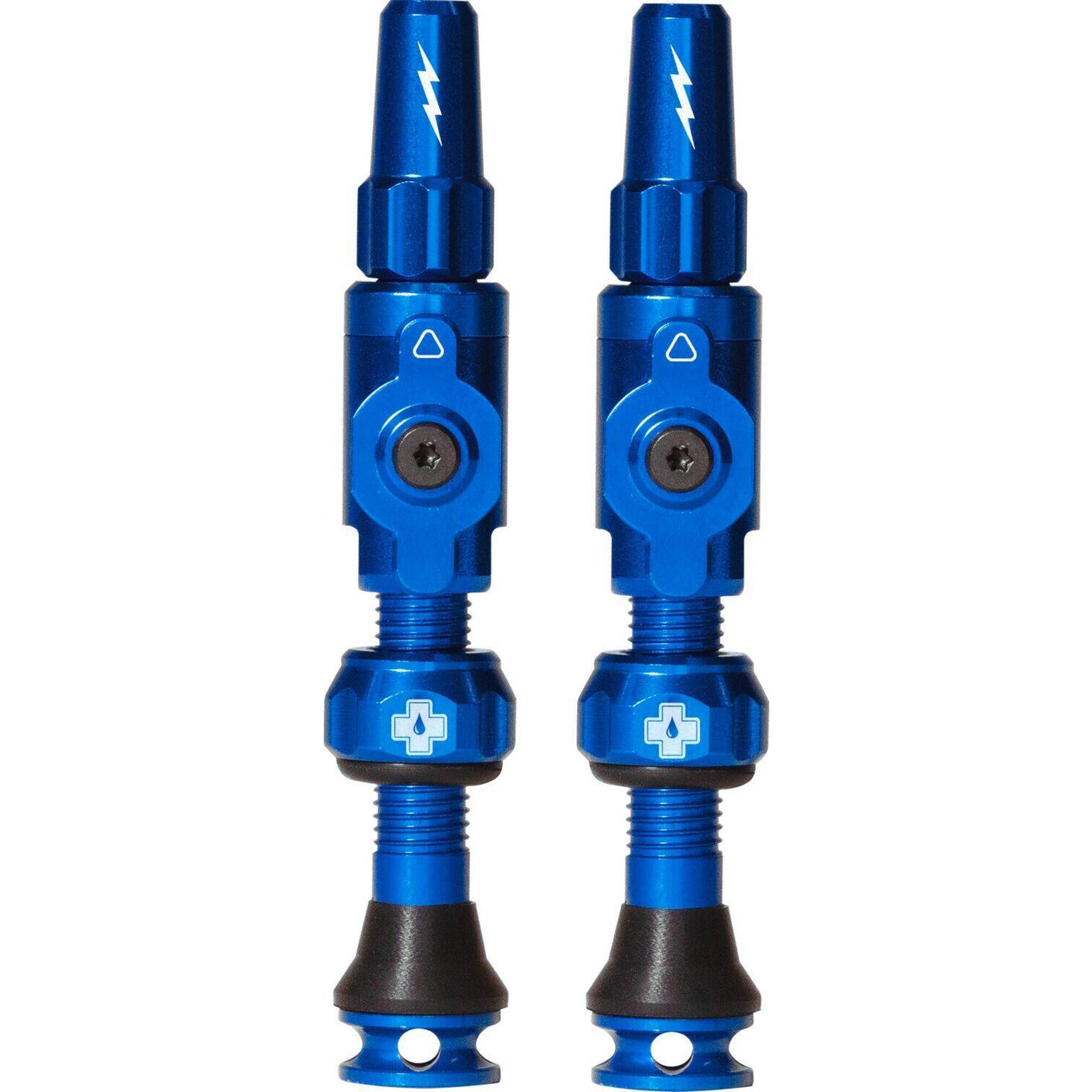 Muc-off - Valves Tubeless Muc-off Big Bore Lite Bleu - Valve De Gonflage - Bleu - 65 Mm - Decathlon