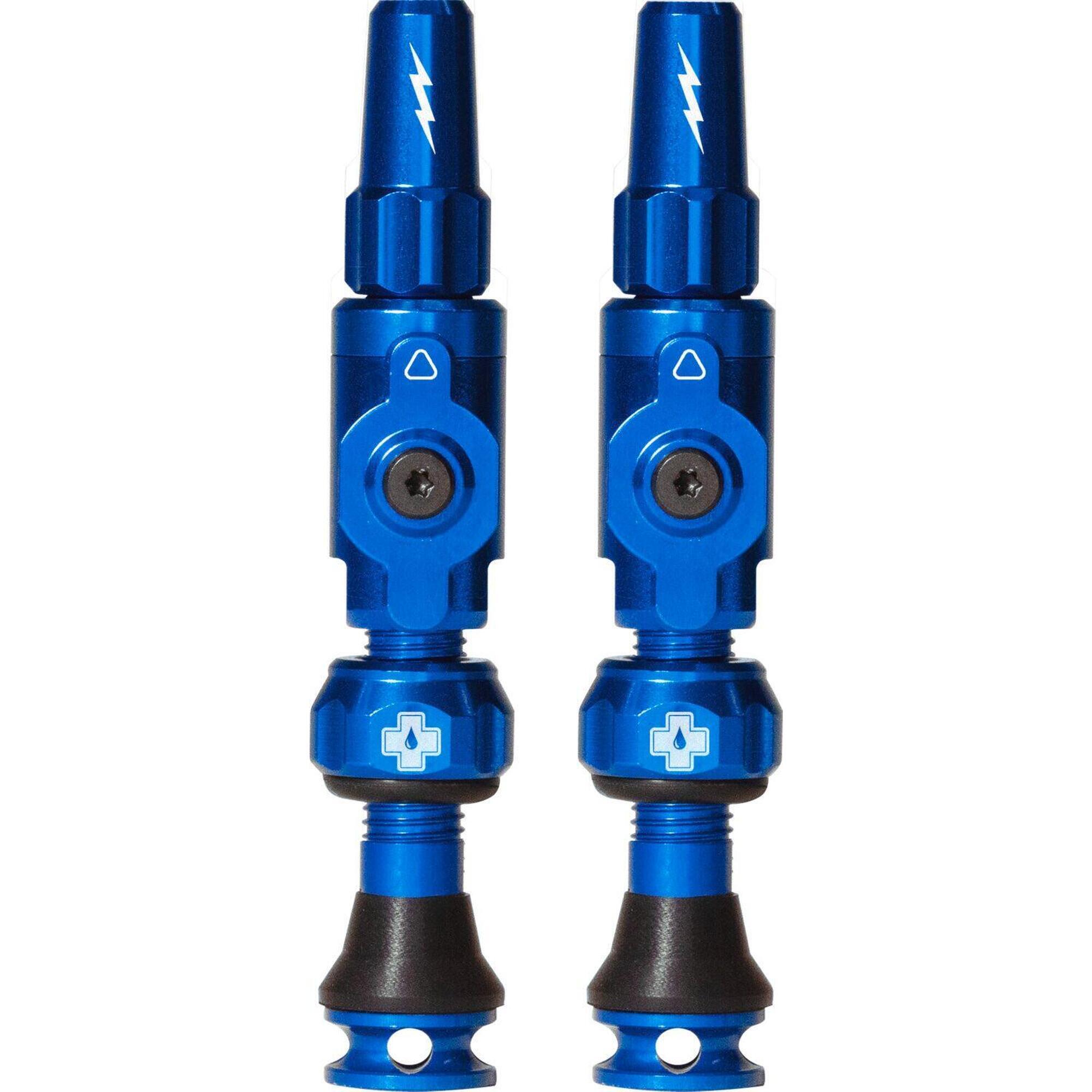 Muc-off - Valves Tubeless Muc-off Big Bore Lite Bleu - Valve De Gonflage - Bleu - 60 Mm - Decathlon