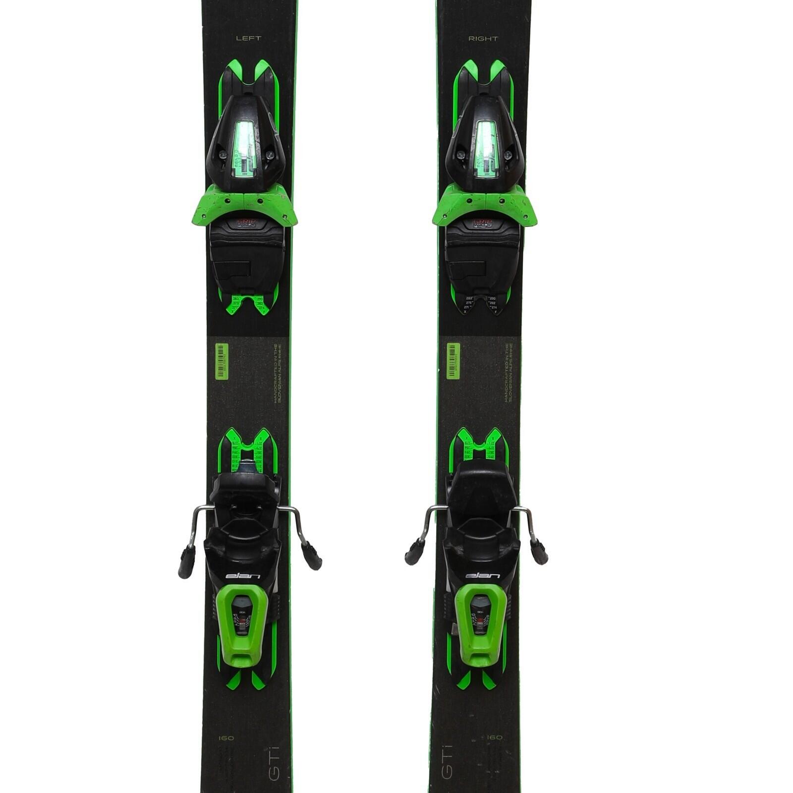RECONDITIONNE - Ski Elan Amphibio Gti + Fixations 3/4