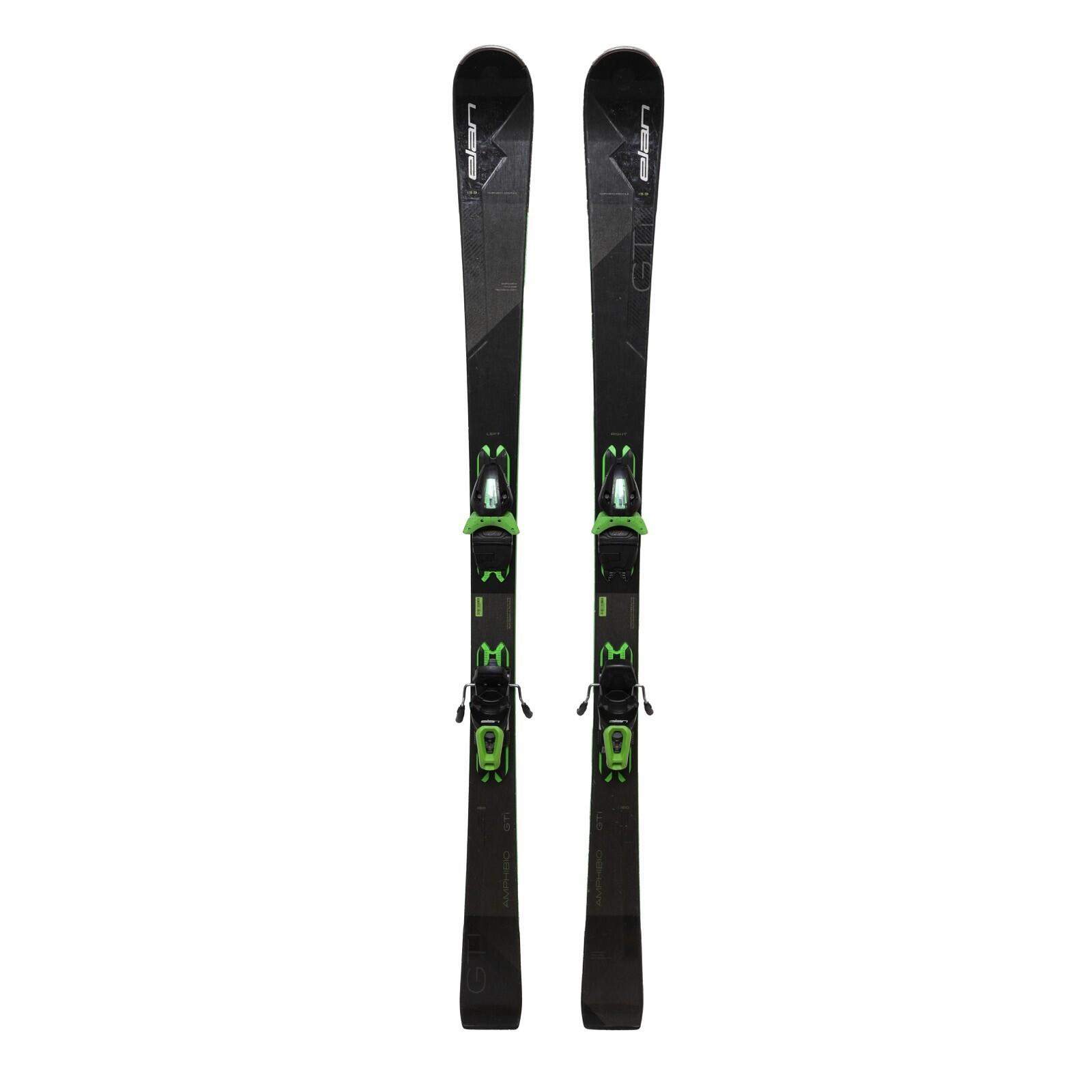 RECONDITIONNE - Ski Elan Amphibio Gti + Fixations 2/4