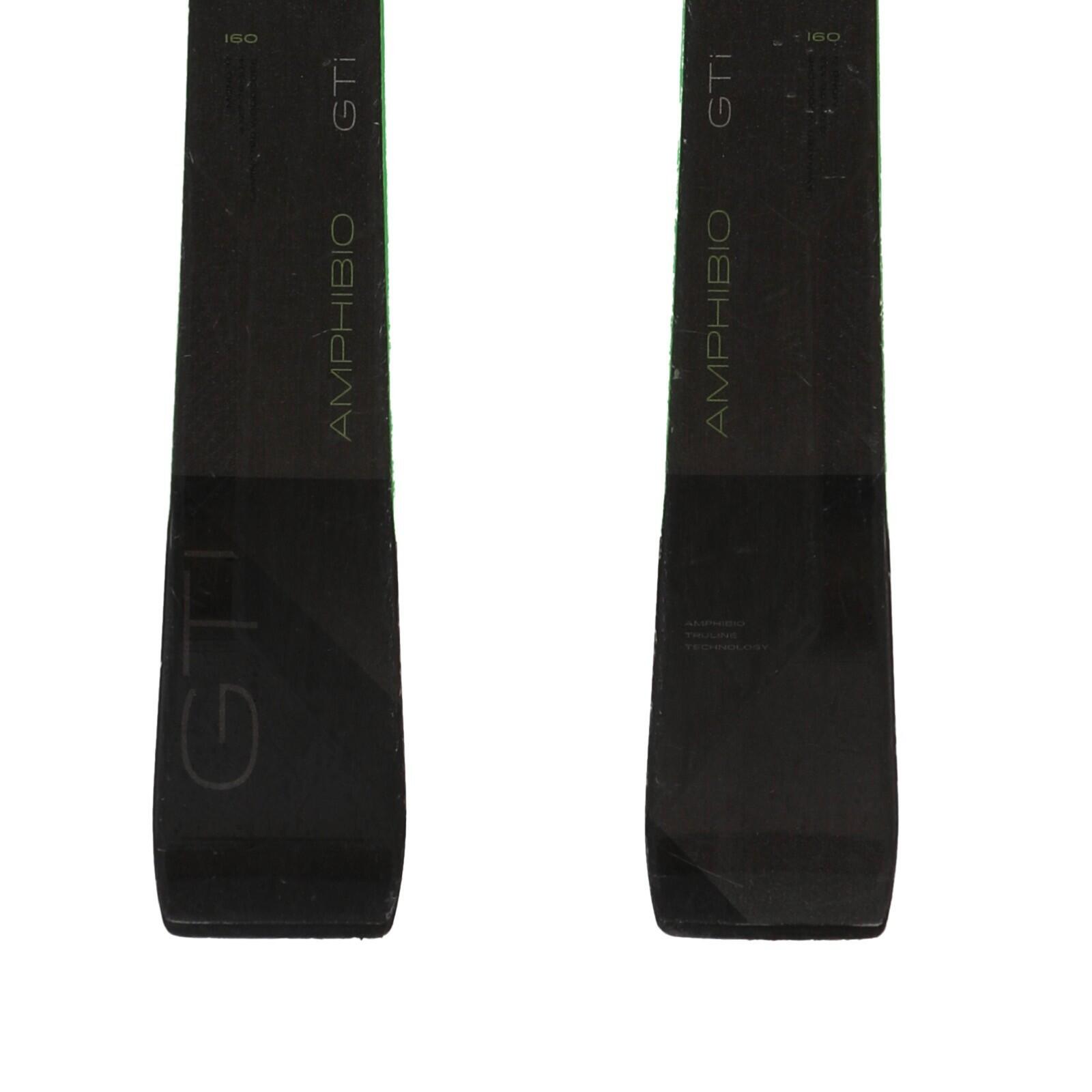 RECONDITIONNE - Ski Elan Amphibio Gti + Fixations 4/4