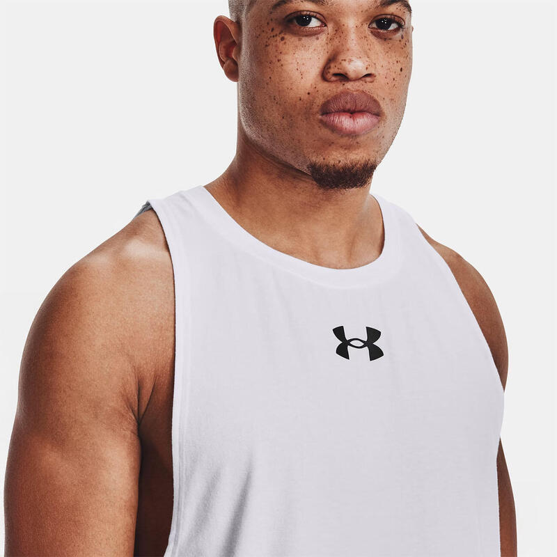 Maiou UA Zone pentru bărbați Under Armour alb și negru