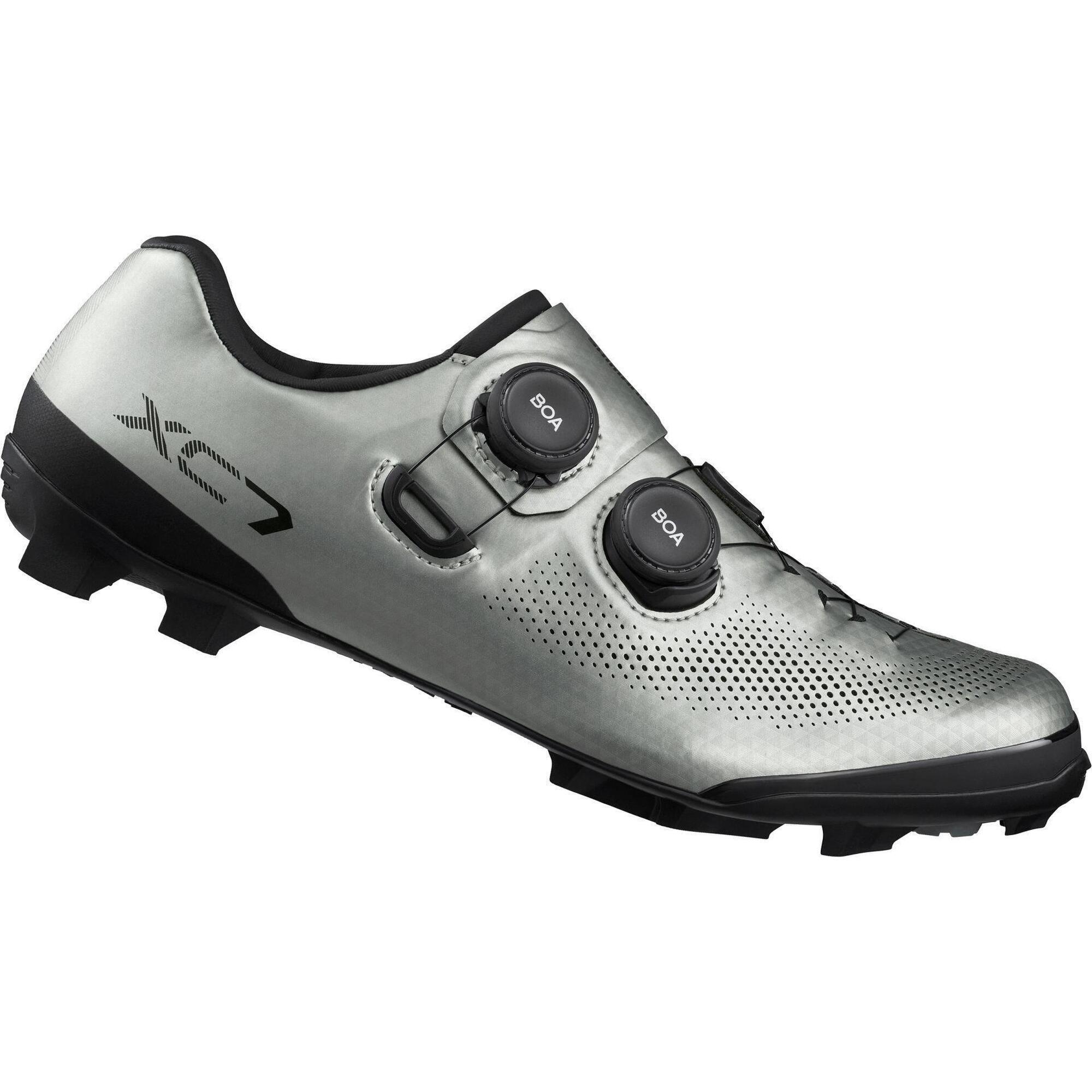 Shimano - Chaussures De Vélo Vtt Xc703 Wide, Argent - Chaussures De Vélo - Gris - Decathlon