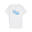 Dětské fotbalové tričko grafický potisk Ftblculture PUMA White Bleu Azur Blue