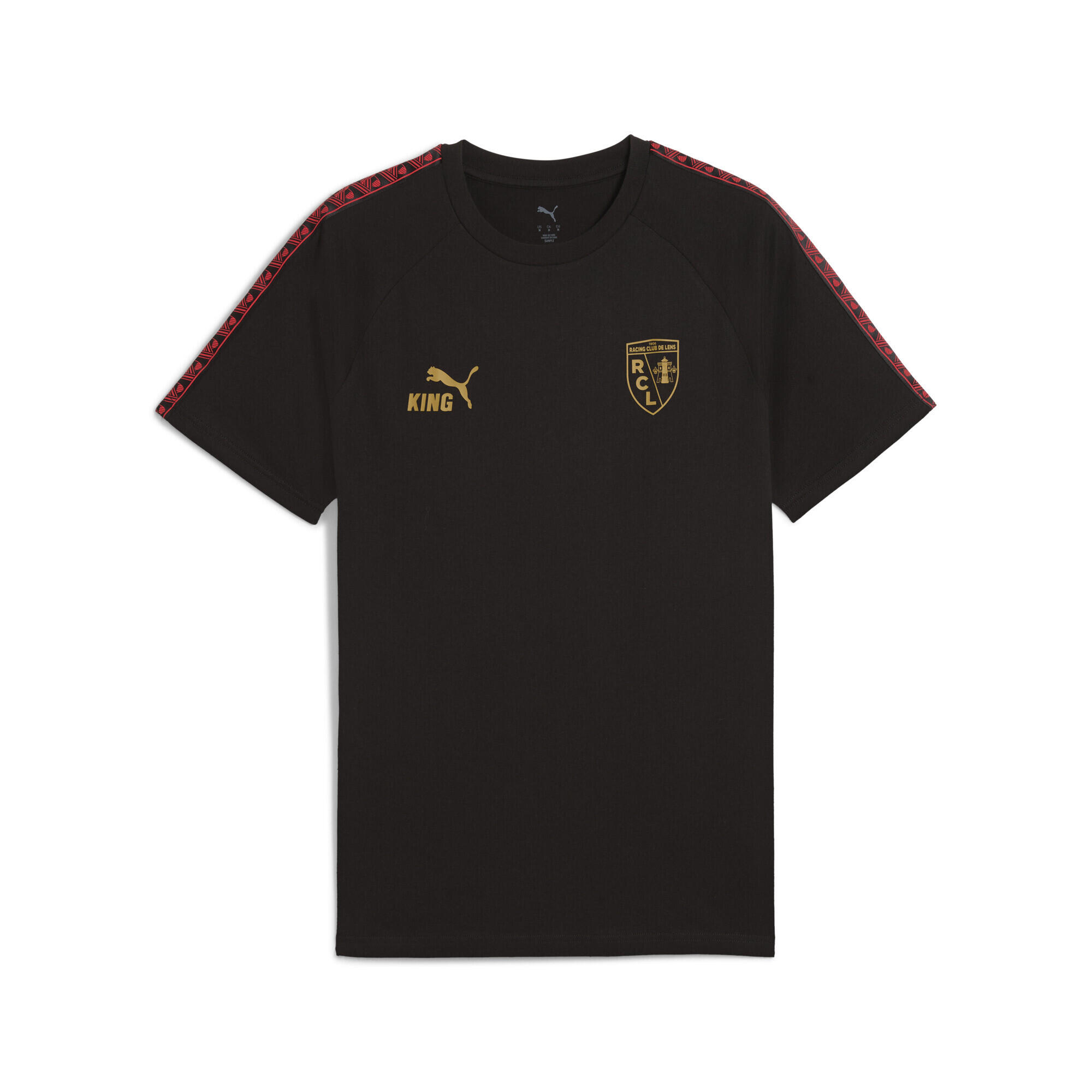 Męska koszulka RC Lens KING PUMA Black Matte Gold Beige