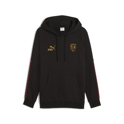 Sudadera con capucha RC Lens KING Hombre PUMA Black Matte Gold Beige
