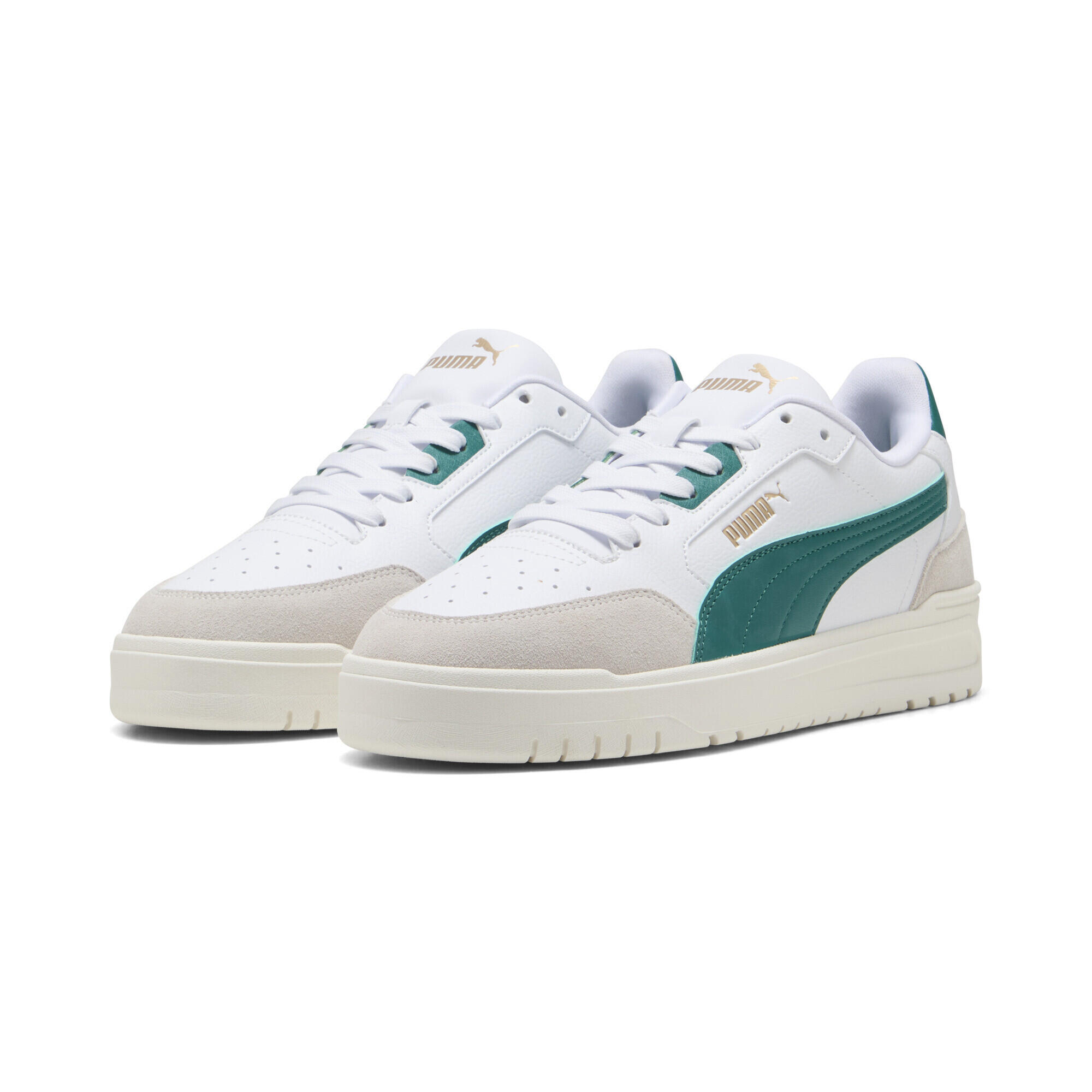 PUMA Sapatilhas fitness unissex couro texturizado Shuffle Downtown PUMA