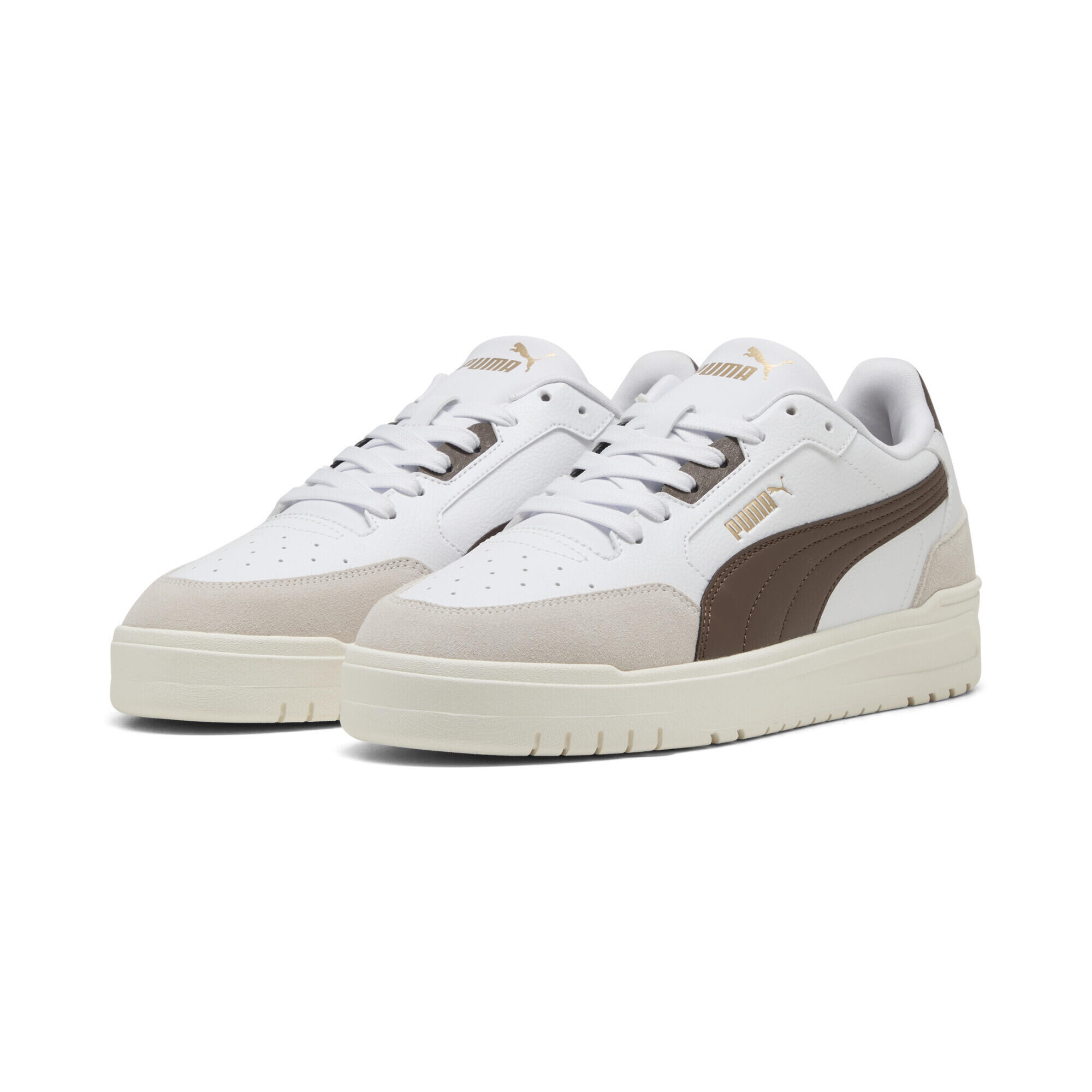 PUMA Sneakers Shuffle Downtown unisex PUMA White Flat Bronze Vapor Gray Brown