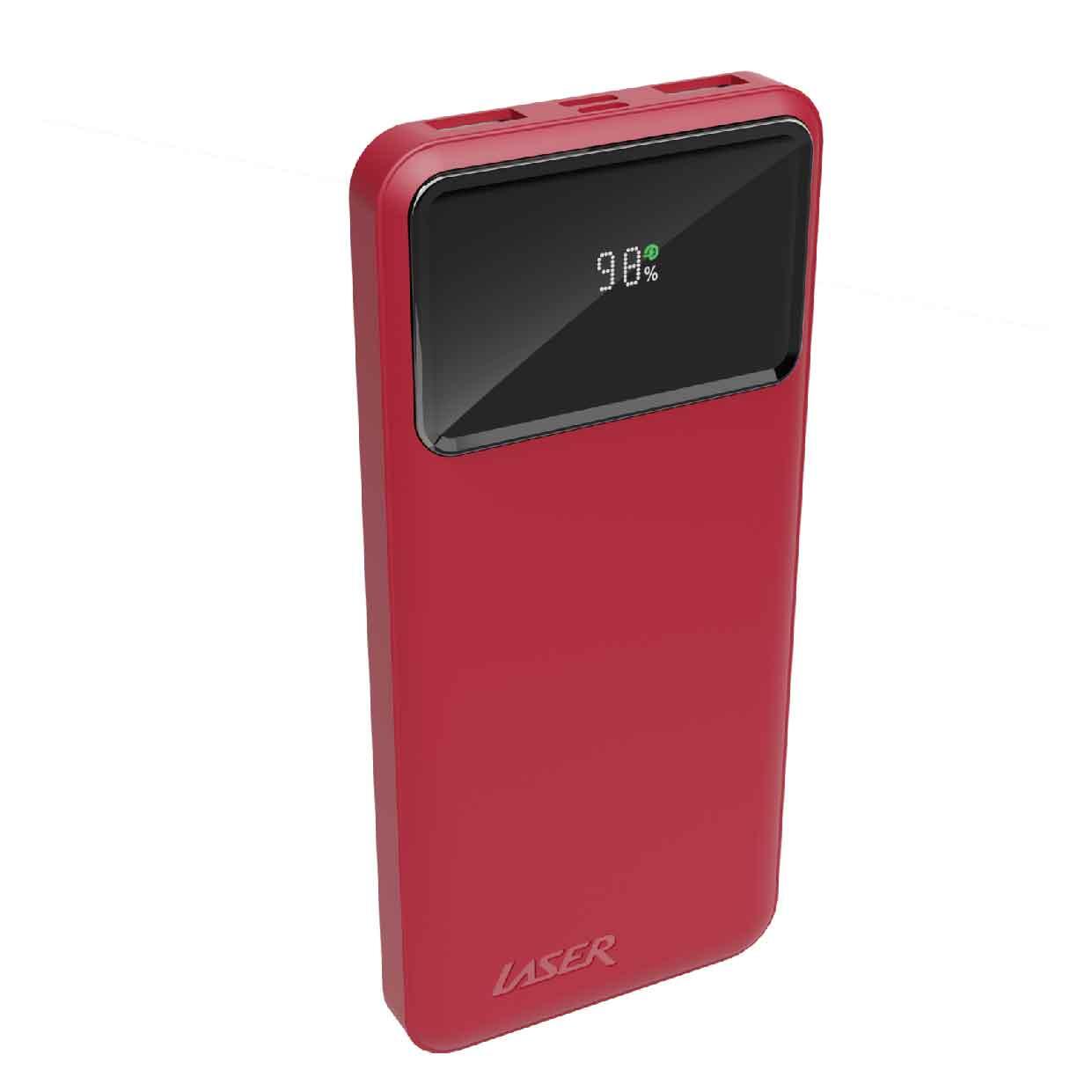 Laser 18W PD Fast Charge 10000mAh Powerbank (Red)