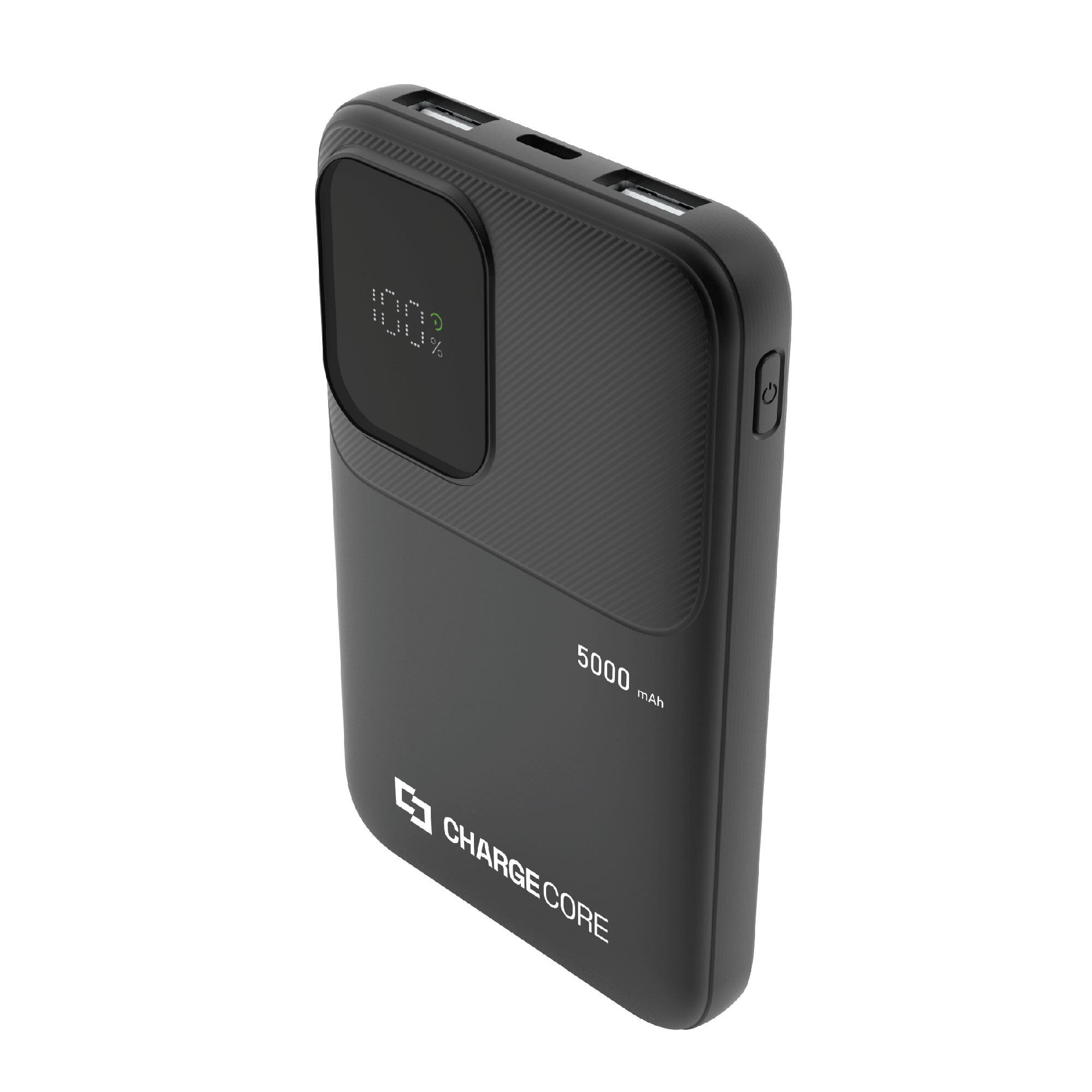 Laser 5000mAh LiFePO4 Power Bank with LED Display (Black)