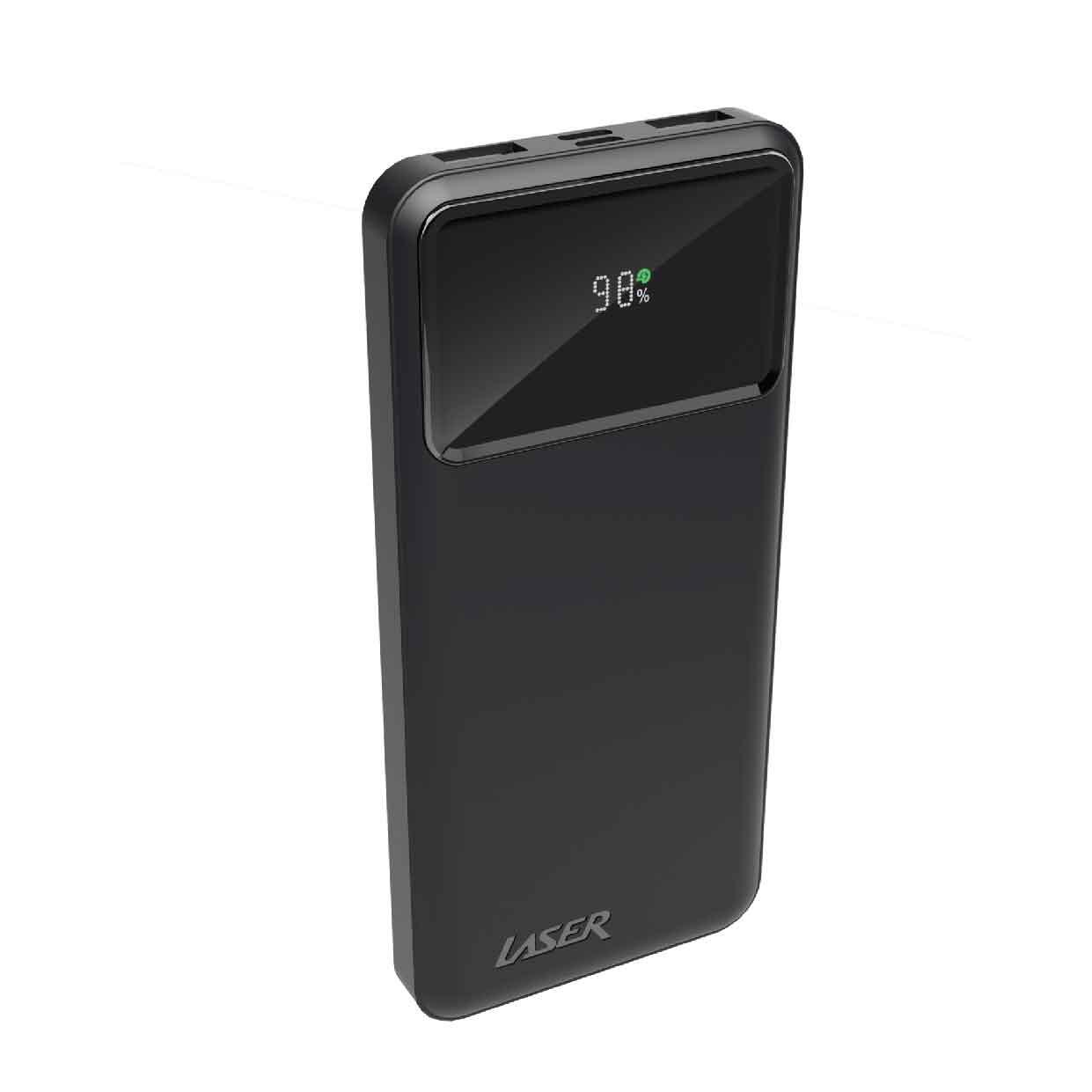 Laser Compact 18W PD Powerbank with LED Indicator (Black)