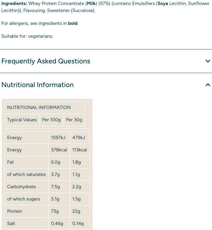 Concentrato di siero di latte - Impact Whey Protein - Biscotti e Crema 1000g 3/3
